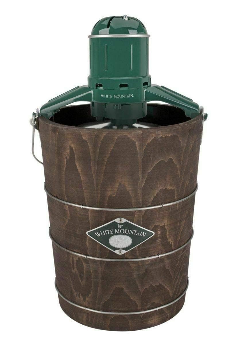 White Mountain PBWMIME612 Electric 6 Quart Ice Cream Maker Freezer