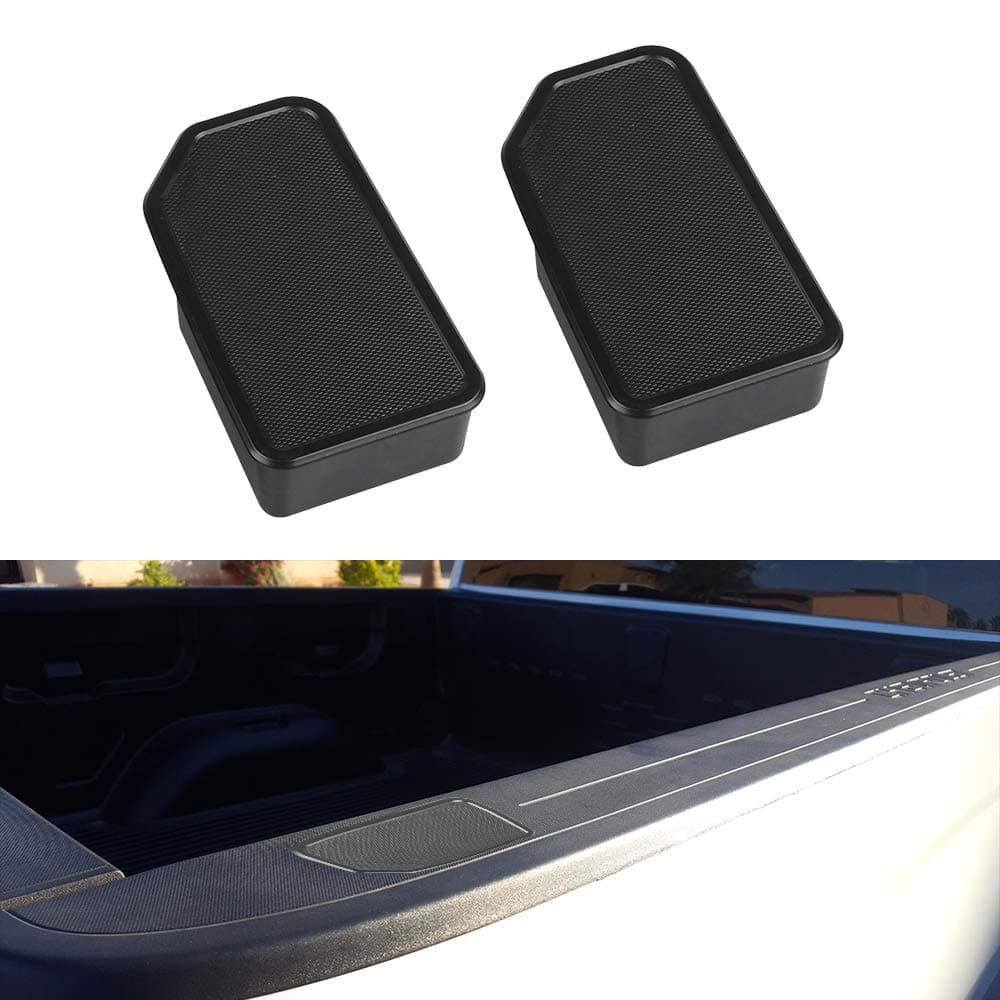 ROCCS Bed Rail Stake Pocket Covers Hole Plugs for 2014-2018 Silverado 1500 2500 2500HD 3500 GMC Sierra 1500