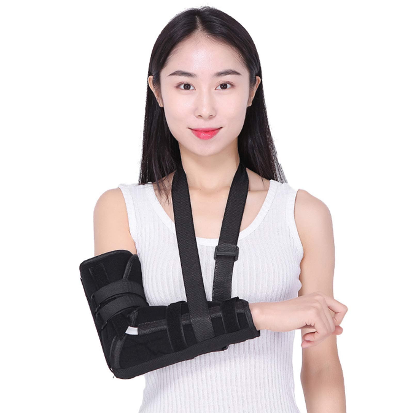 Adjustable Elbow Joint Fixation Brace, Rehabilitation Brace for Upper Limb Fractures, Correction Orthosis, Forearm Slings Suitable for Fractures And Sprained Wrists