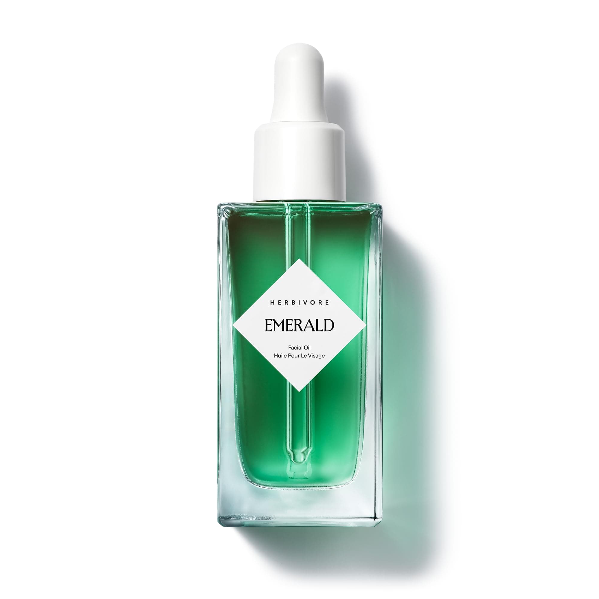 HERBIVORE Emerald Facial Oil | Calming & Soothing for Stressed Skin | Deeply Hydrating with Squalane & Ashwagandha, Safe for Blemish Prone Skin, Vegan