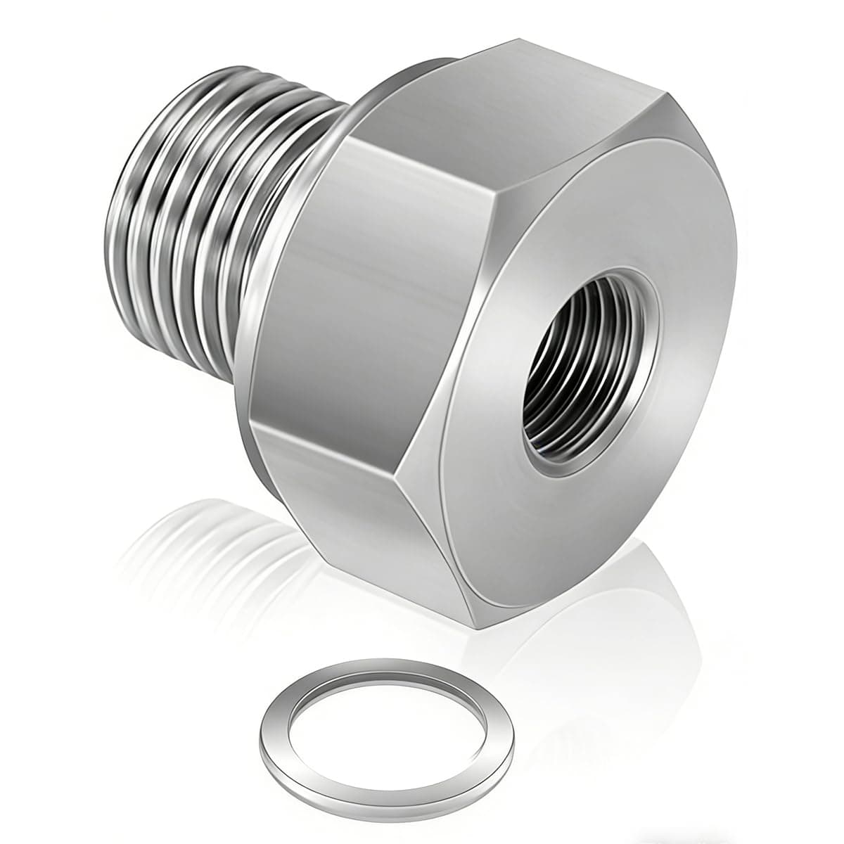 LS Engin Swap Oil Pressure Sensor Adapter M16 1.5 Adapter to 1/8 NPT for All GM LS Engines LS1 LSX LS3 4.2L 4.3L 4.8L 5.3L 6.0L 6.2L