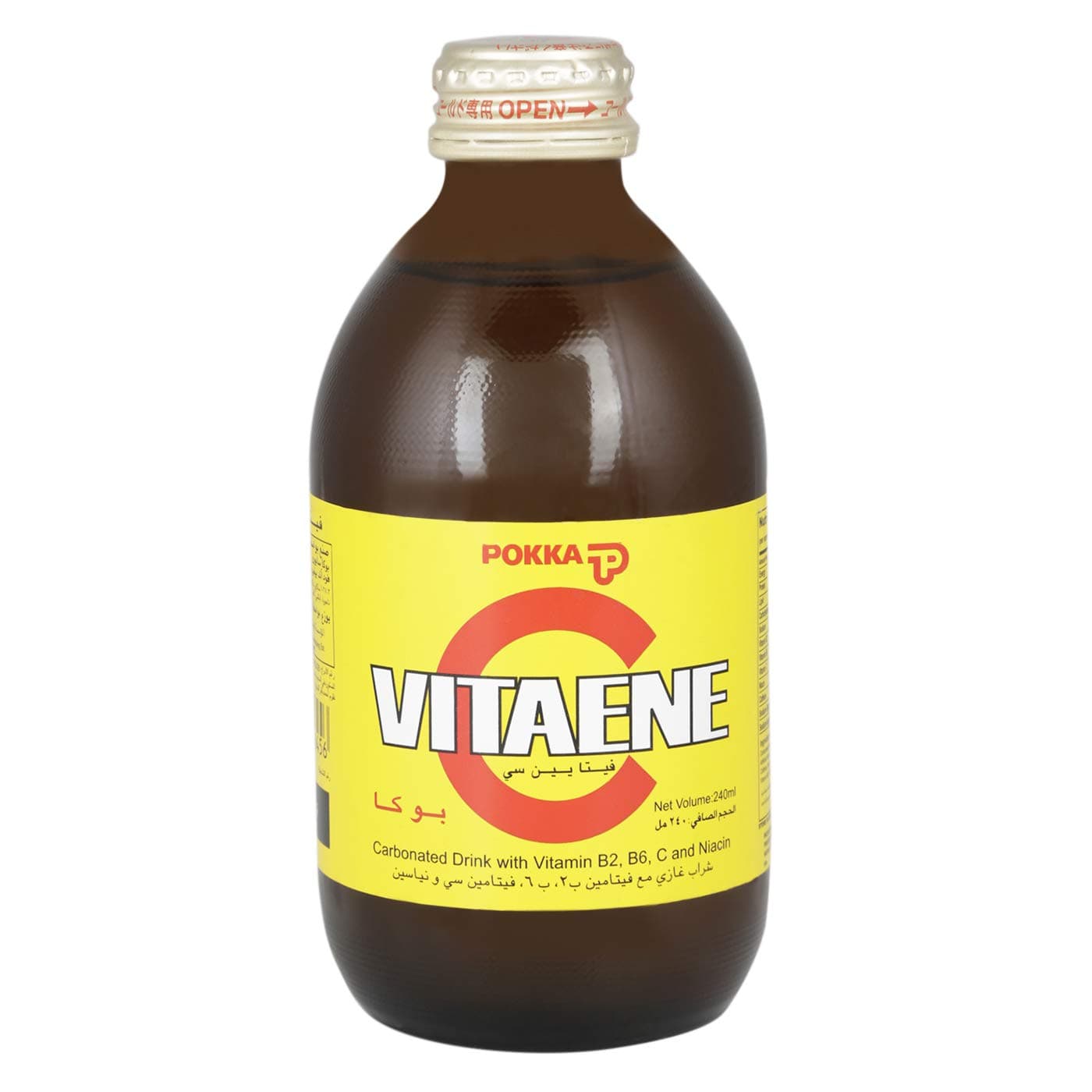 Pokka Carbonated Vitaene C Beverages, 240 Ml