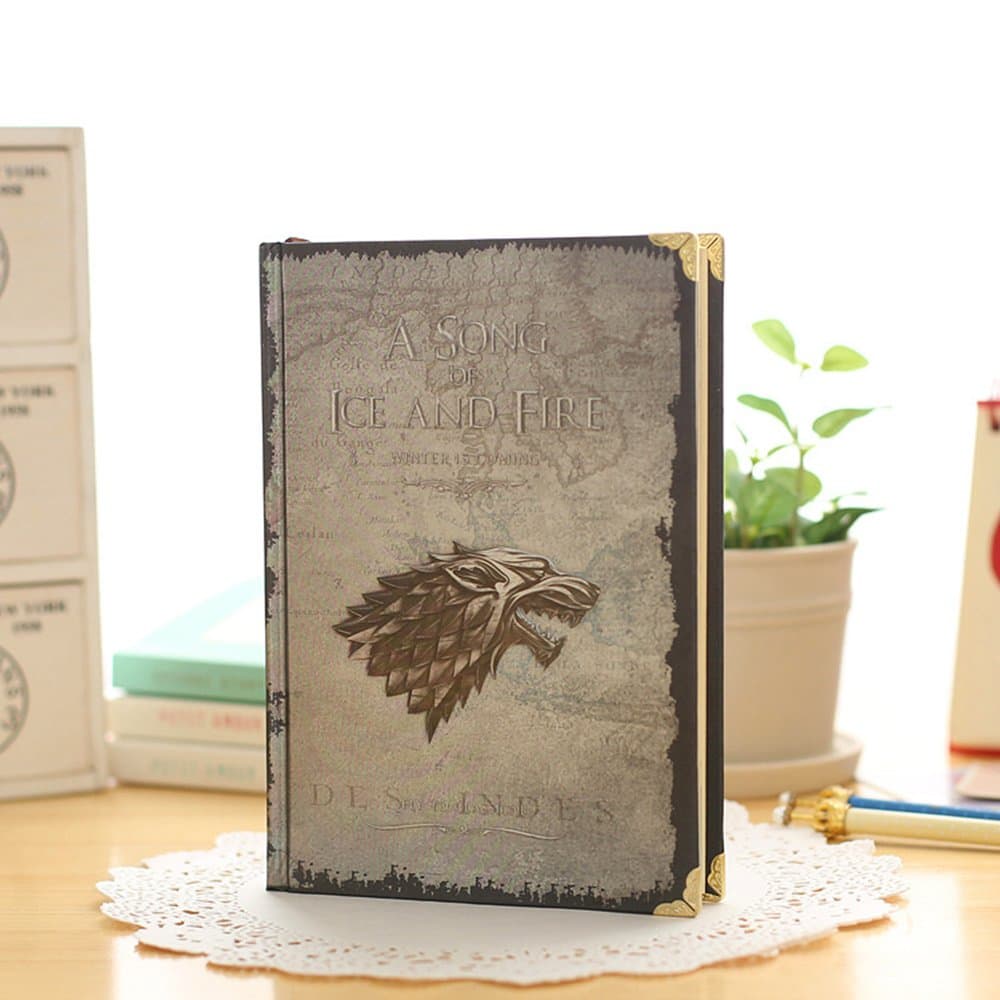 Game of Thrones a Song of Ice and Fire Diary Planner Journal Book Agenda Notebook Notepad (A-House Stark)