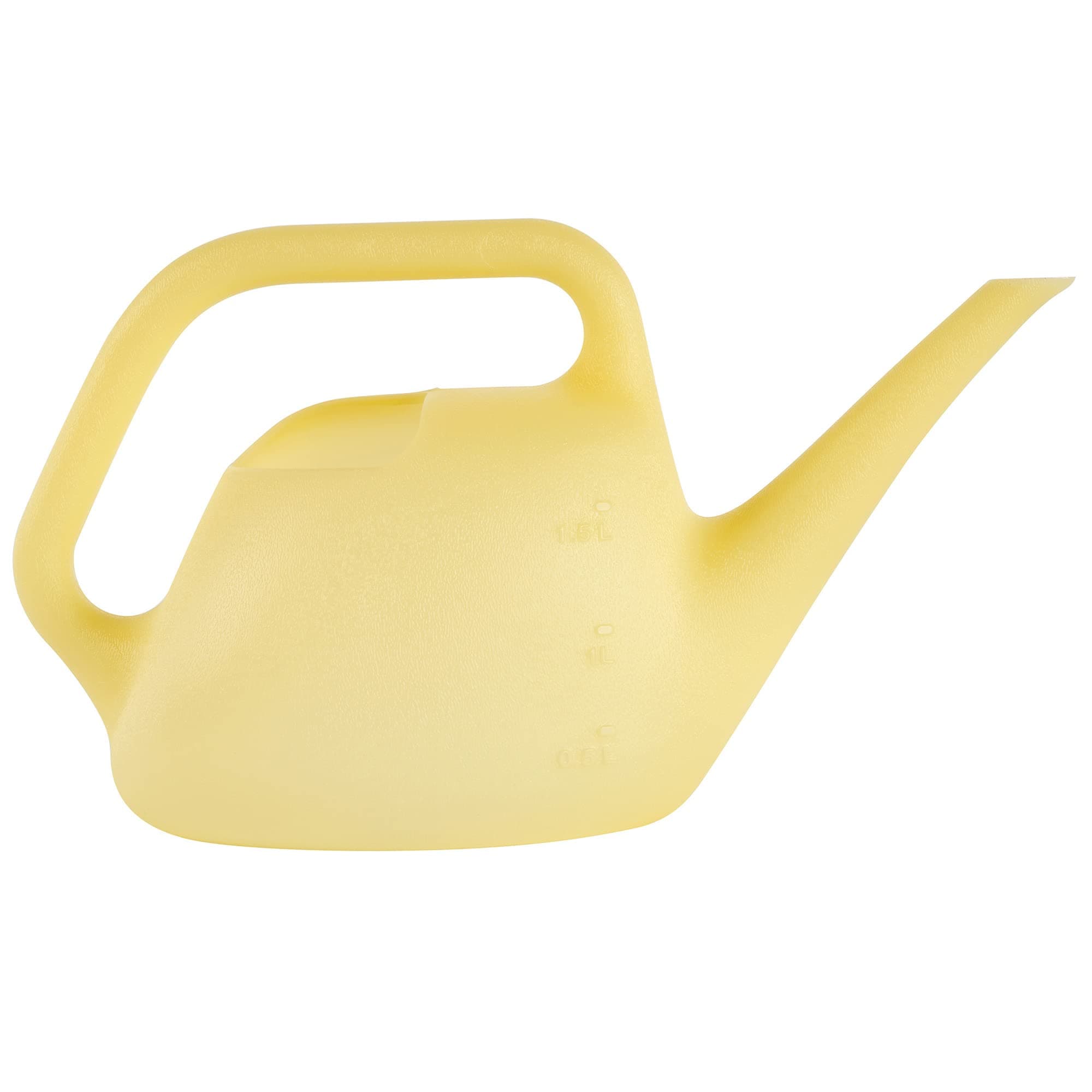 Bloem Translucent Watering Can: 1.5 Liter - Goldfinch Yellow - 4 Gallon Capacity, Easy to See Water Level, Loop Handle, Durable Resin, for Indoor and Outdoor Use, Gardening