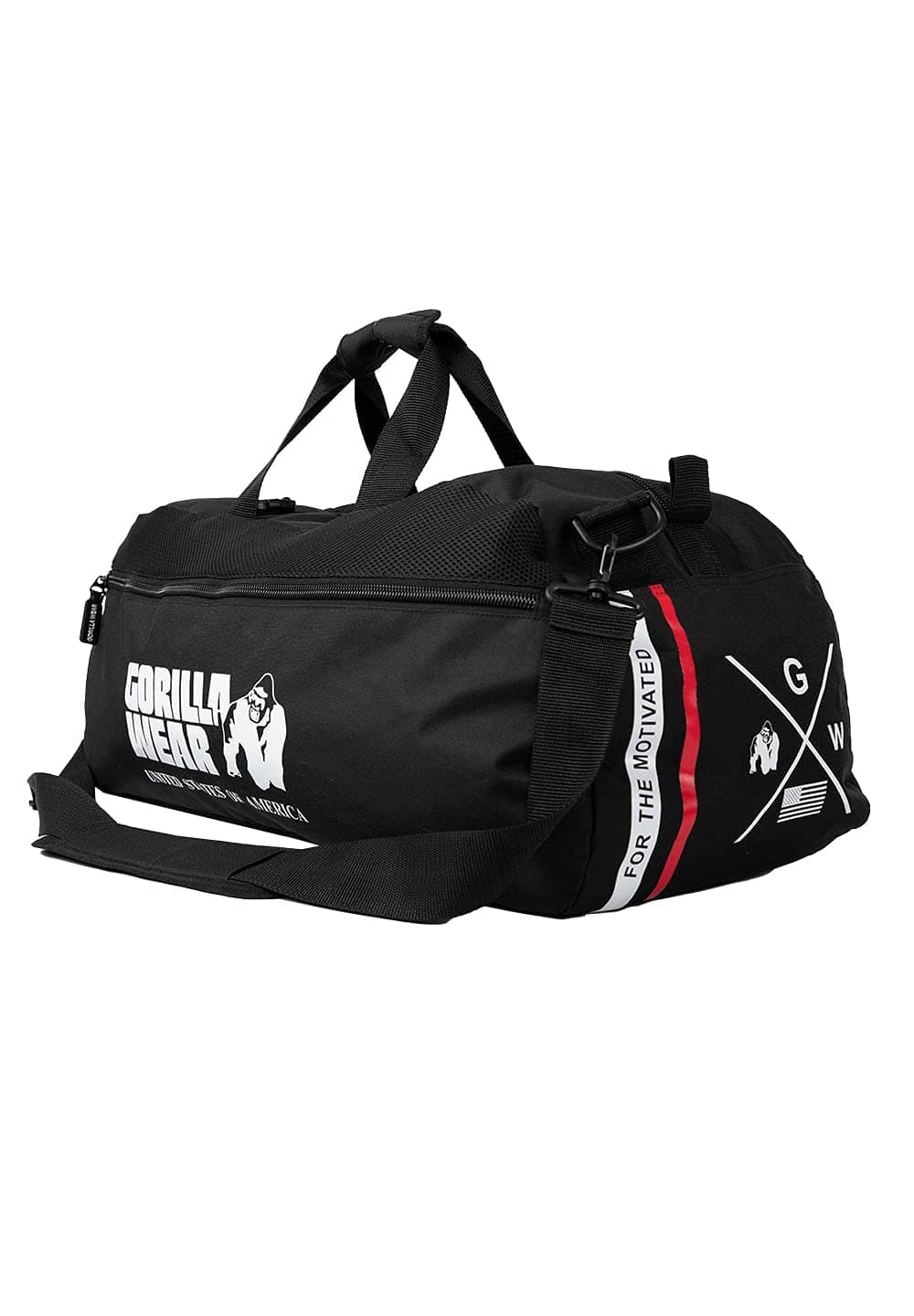 Norris Hybrid Gym Bag/Backpack - Black - One Size