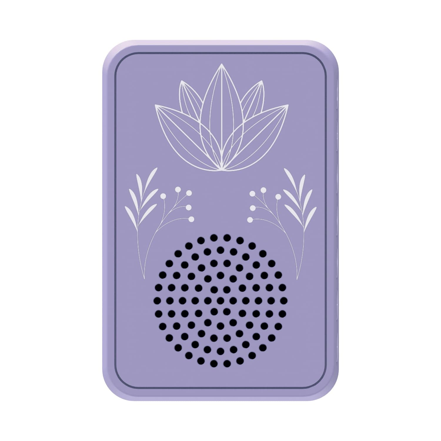 Carvaan Saregama Wellness Plug Play Outdoor Music Player - Pre-Loaded With 16 Meditation & Wellness Tracks Based On 7 Chakras Bluetooth Connectivity (Orchid Purple)