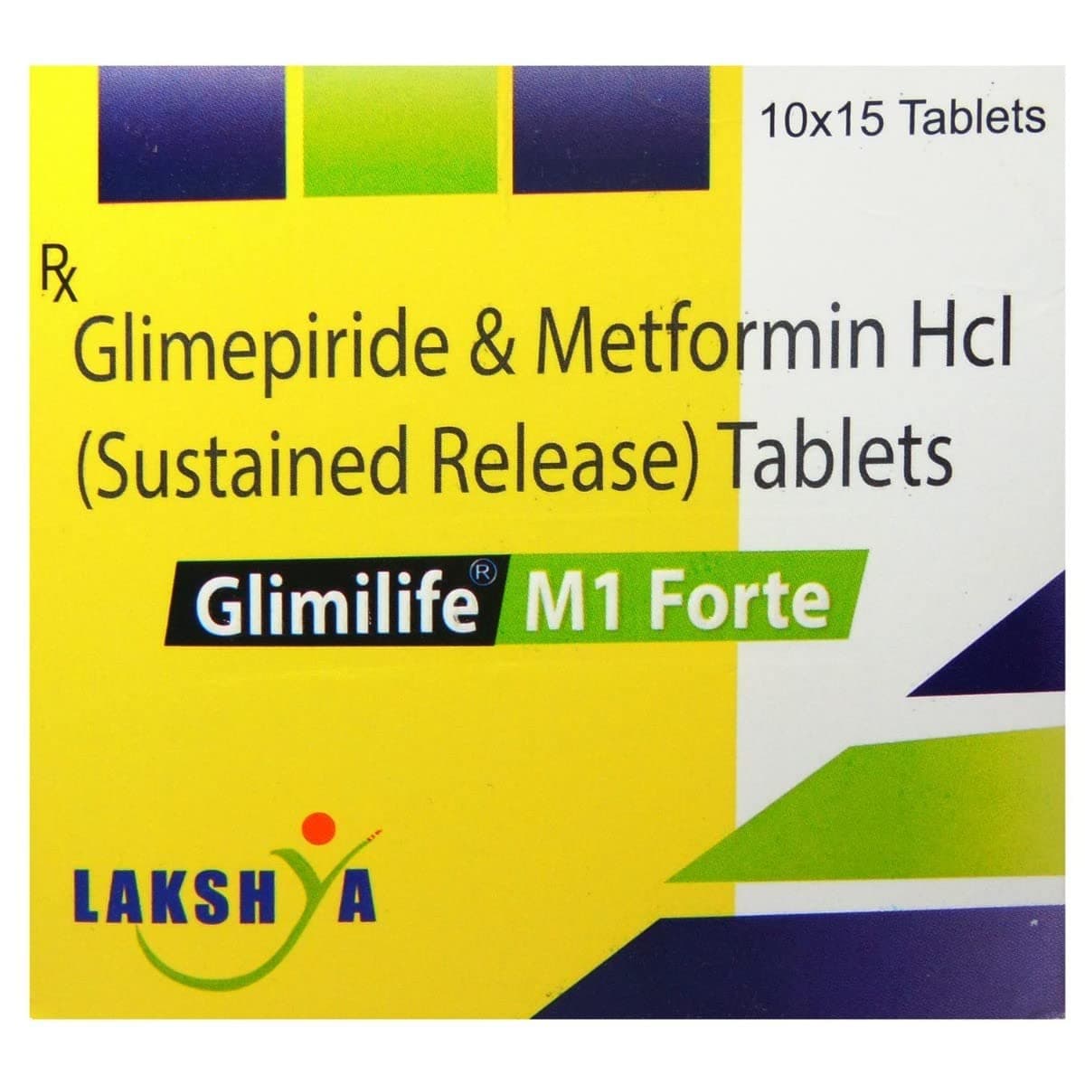 GLIMILIFE M1 FORTE - Strip of 15 Tablets