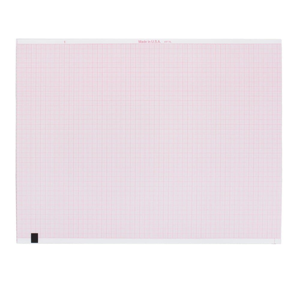 ECG EKG Paper GE - Marquette 226-166-06 Compatible Thermal Recording Sheets 10 Packs per Case