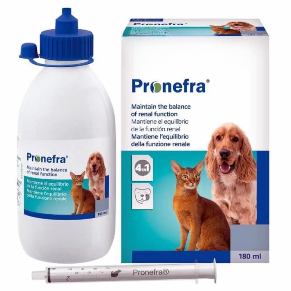 Pronefra - Palatable Oral Suspension Syrup - Feed Supplement for Dogs & Cats - 180ML