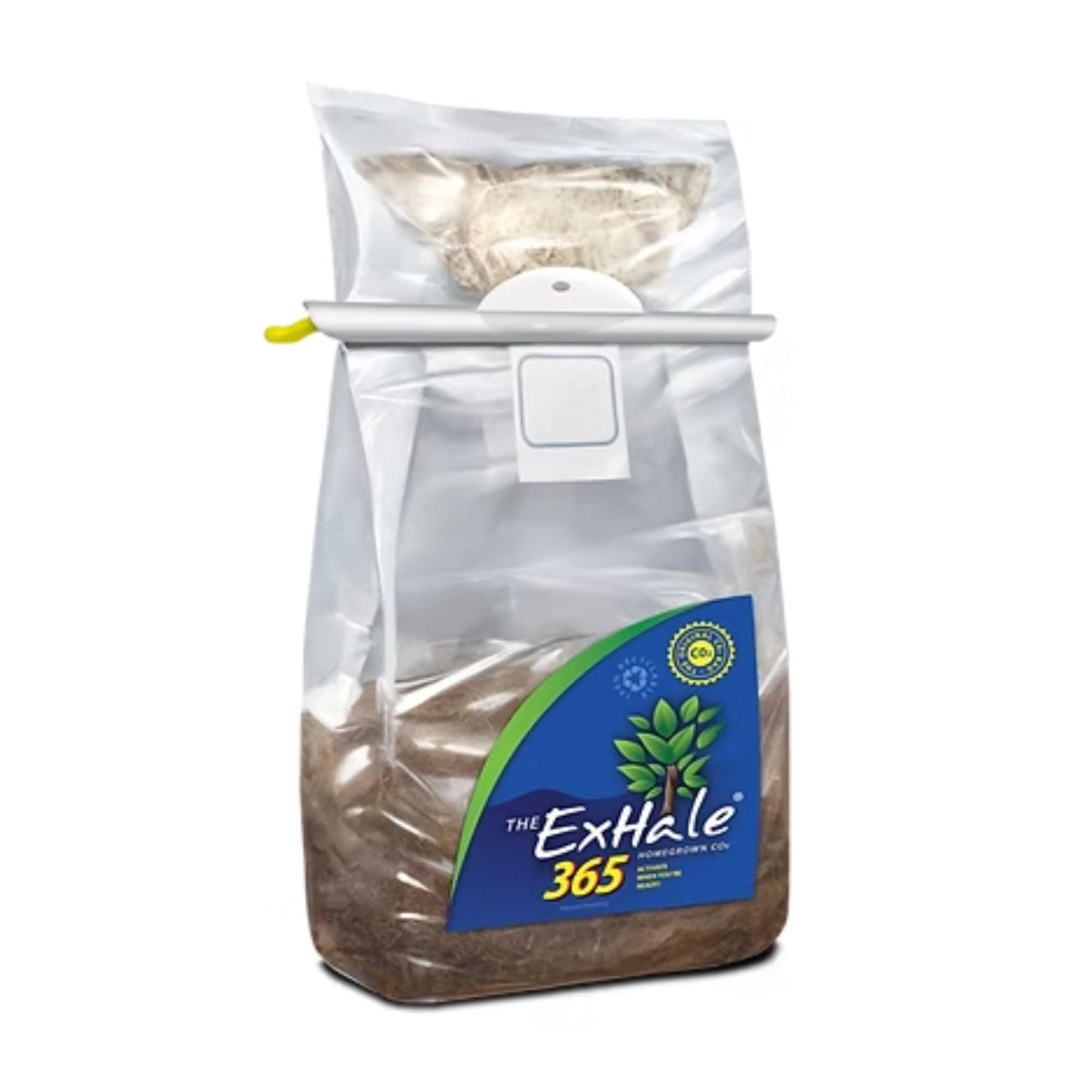 ExHale Homegrown CO2 365 - Self-Activated Bag for Grow Rooms & Tents - Great for Indoor Grow Rooms - CO2 for Grow Tents - 4lbs