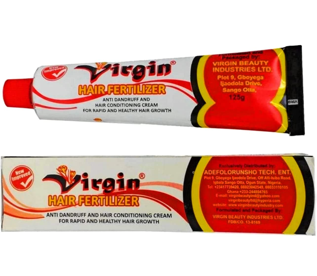 Virgin Hair Fertilizer New Improved by Virgin Hair, 125g