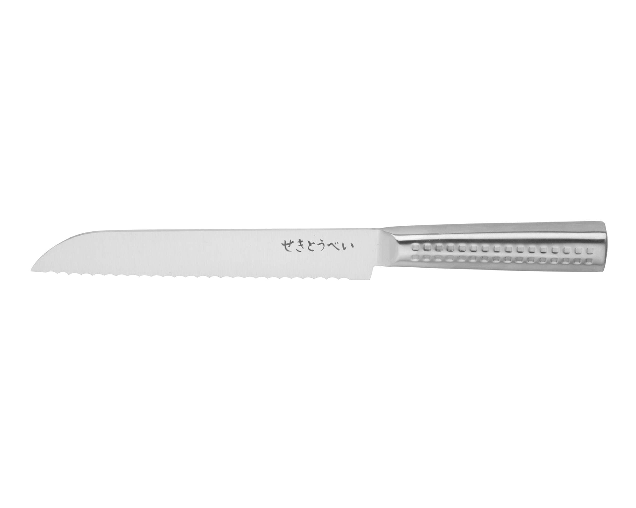 Japanese Bread Knife, 2.7 x 7 x 34 cm, Silver