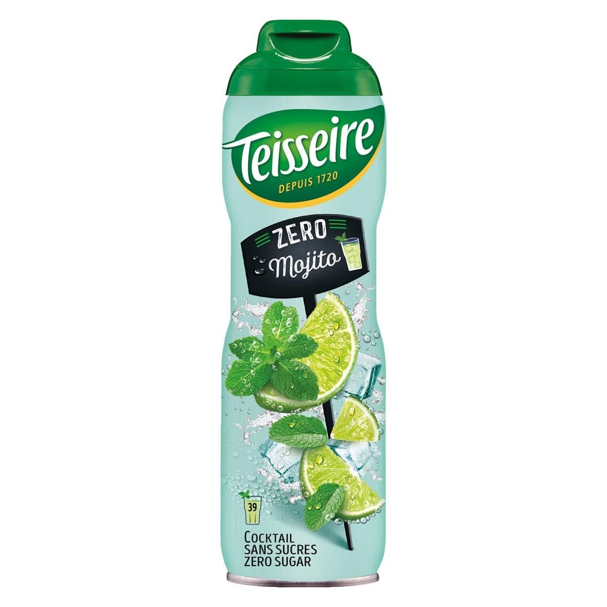 Mojito Lime Citron Vert Concentrated Syrup for Drinks, Sodas, and Flavoring Teas, 20.3 Fl Oz