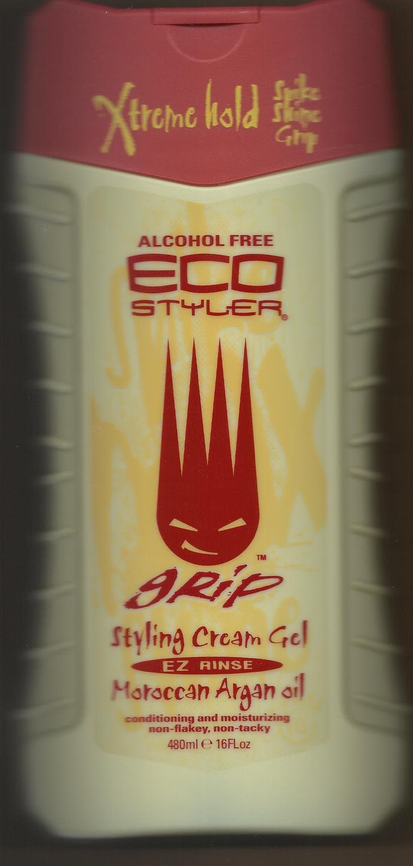 Eco Styler Grip Xtreme Hold Styling Cream Gel with Argan Oil 16oz