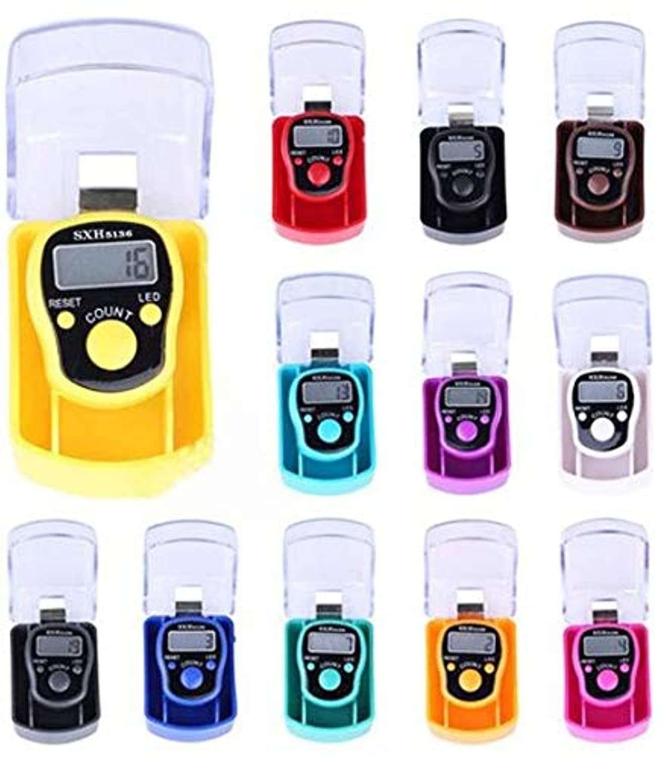 COOLBABYTasbeeh 5 Large Digit Tally Counter with LED Light - 3 Pieces