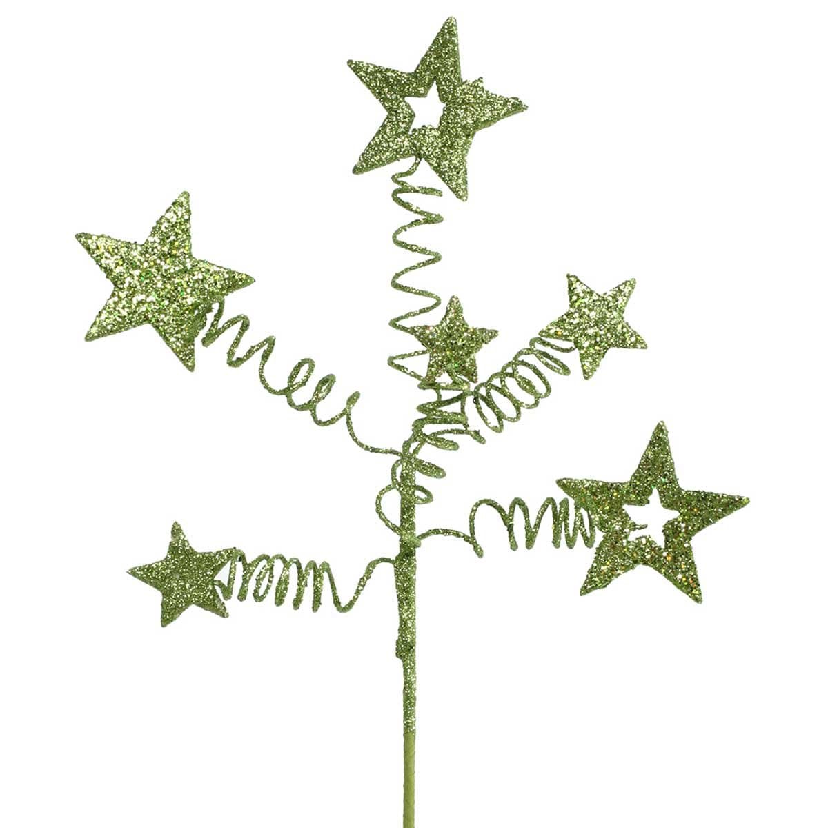 Glitter Star And Spiral Spray