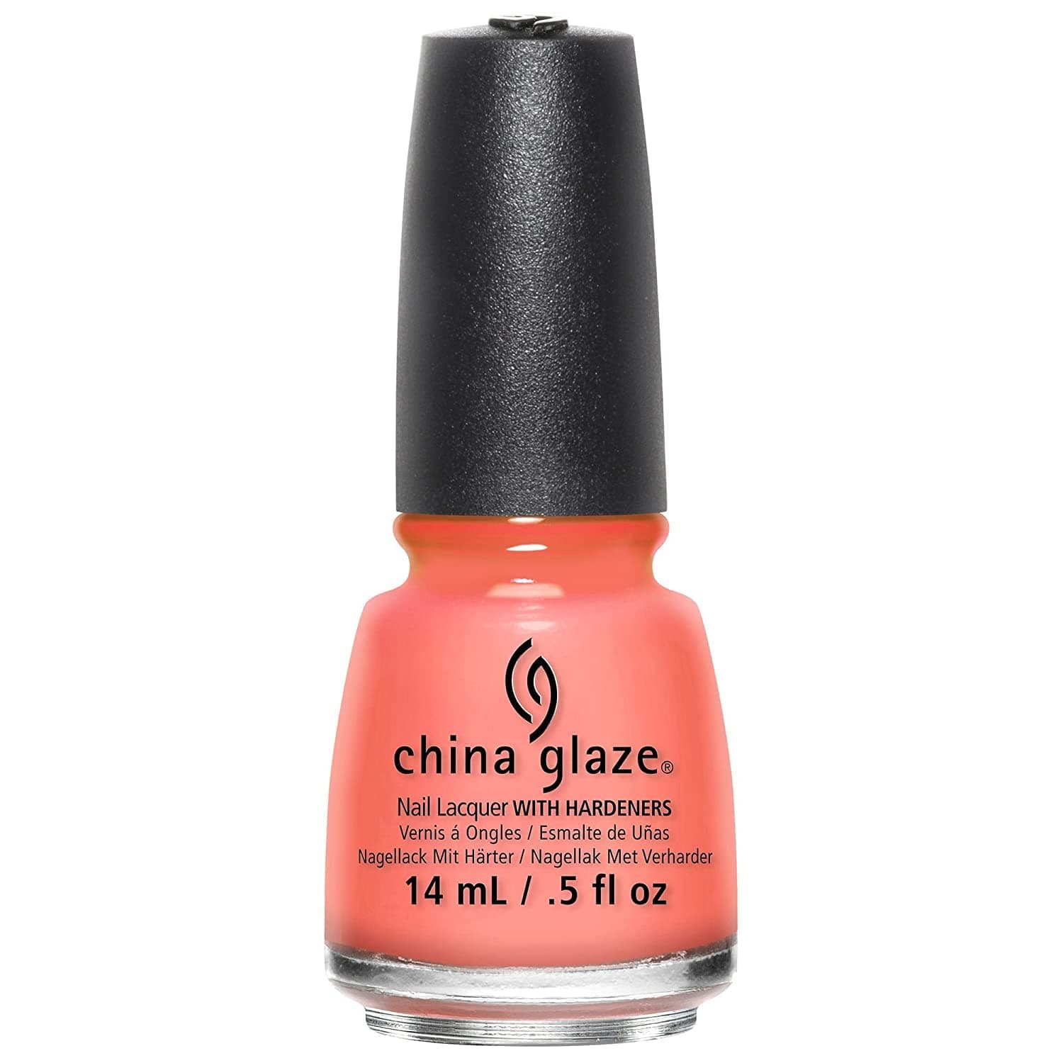 Nail Lacquer With Hardeners - 14 Ml, Flip Flop Fantasy, 0.5 fl oz Orange