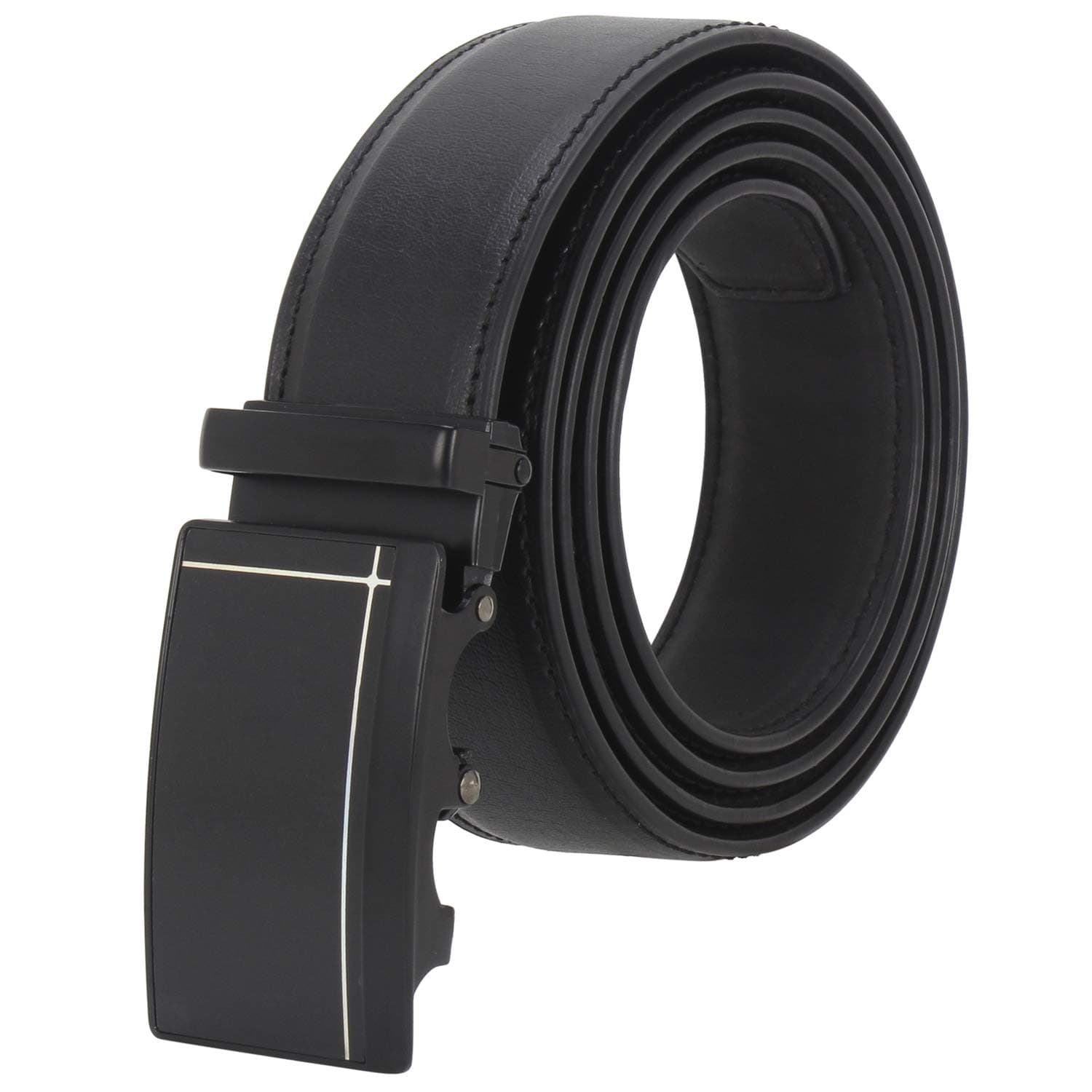 LabnoftMen's PU Leather Auto Lock Belt