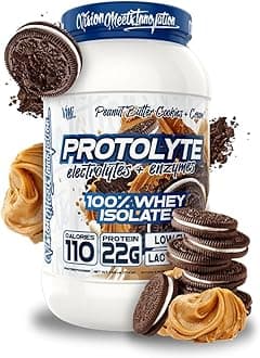 VMI Sports | ProtoLyte Whey Isolate Protein Powder | Low Calorie Whey for Weight Loss and Muscle Gain | Digestive Enzymes | Non-GMO (1.6 lb, Peanut Butter Cookies and Cream)