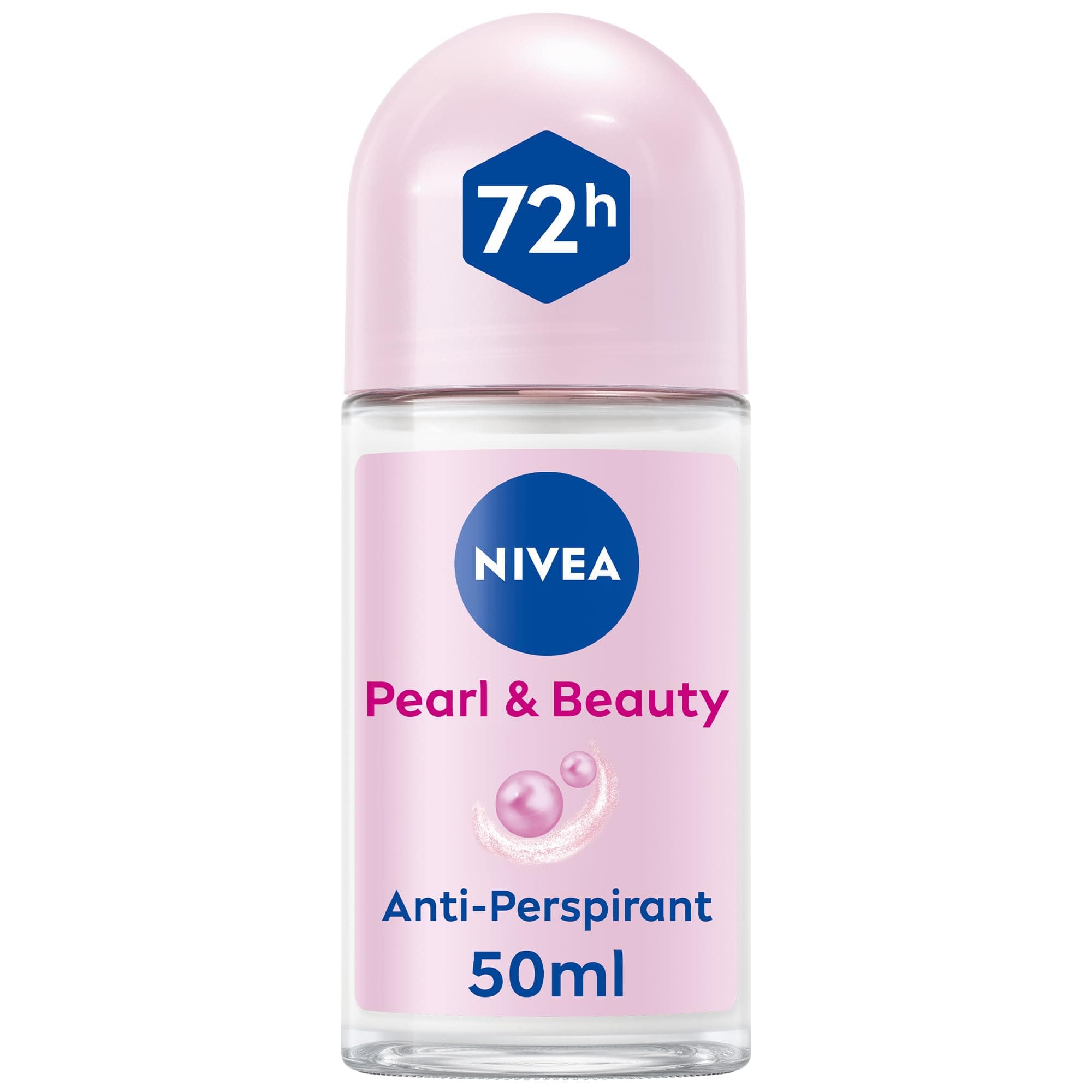 NIVEA Antiperspirant Roll-on for Women, Pearl & Beauty Pearl Extracts, 50ml