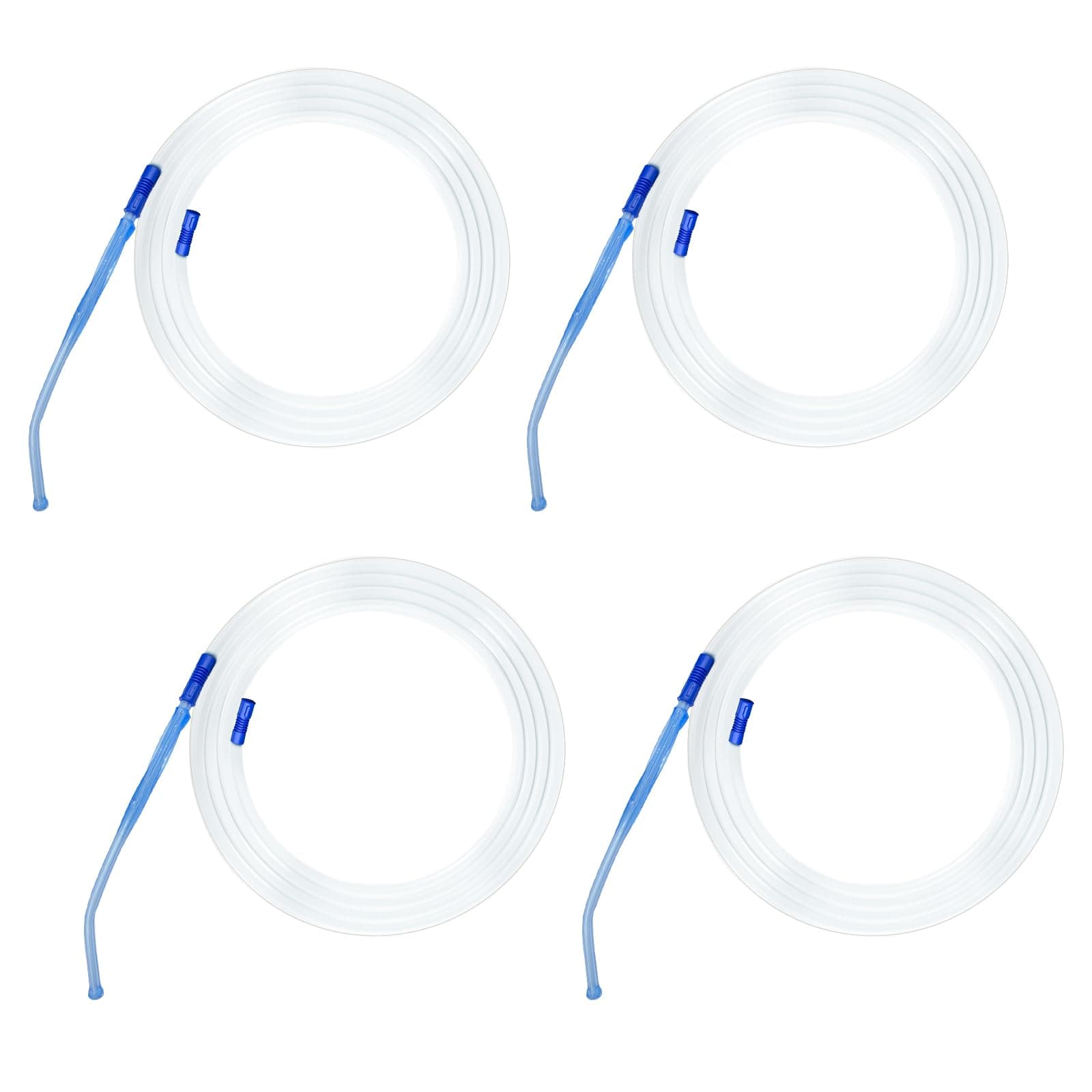 4 units suction collection tubing with detachable porous end design handle