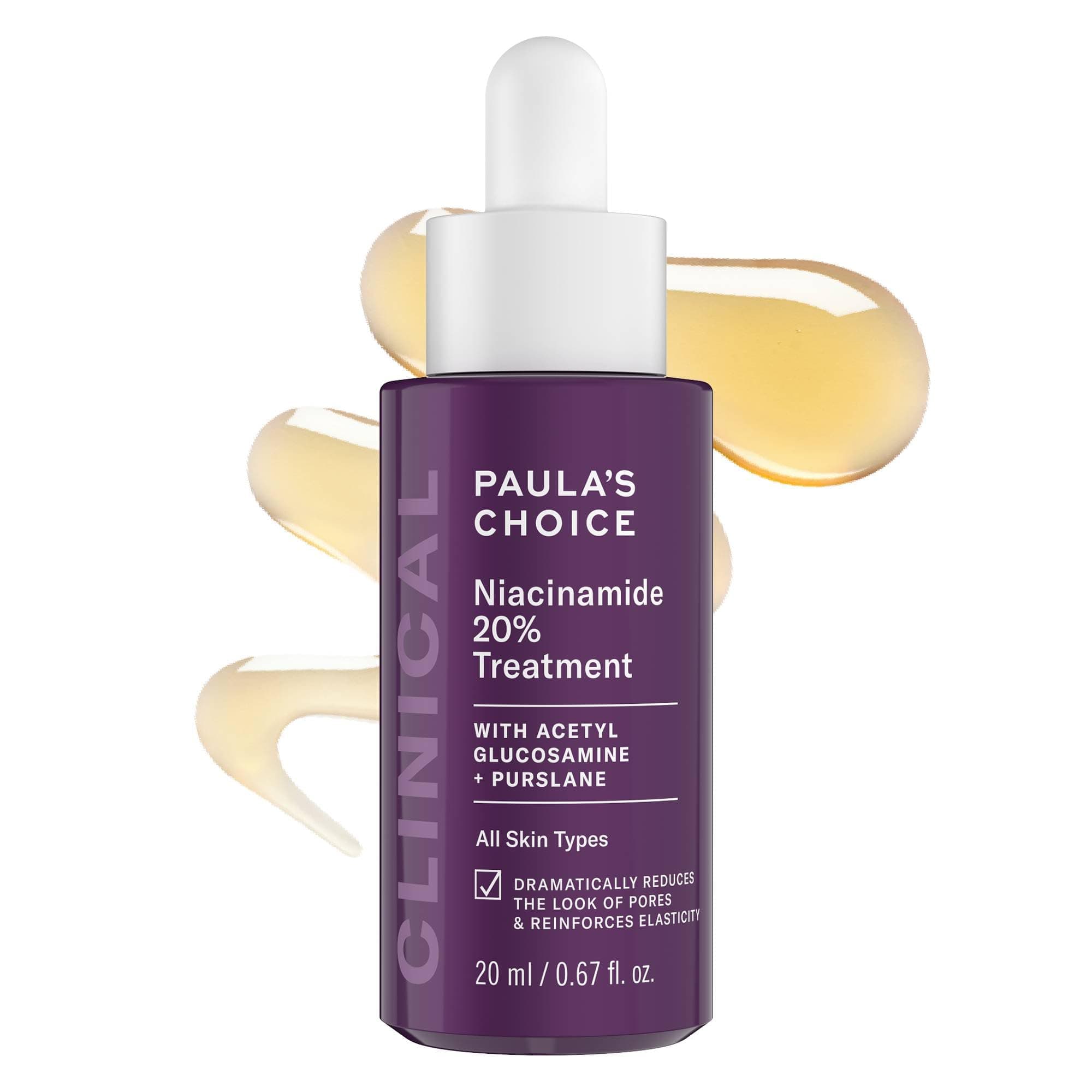 Choice CLINICAL 20% Niacinamide Vitamin B3 Concentrated Serum, Anti-Aging Treatment for Discoloration and Minimizing Large Pores, Fragrance-Free & Paraben-Free, 0.67 Ounce Dropper Bottle