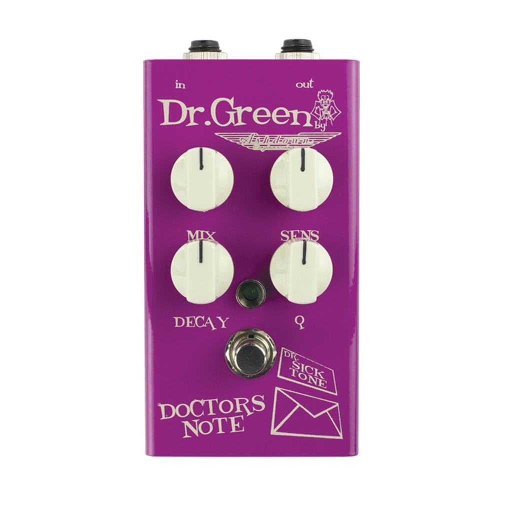 Dr. Green by Ashdown Doctors Note - Bass Envelope Filter Pedal