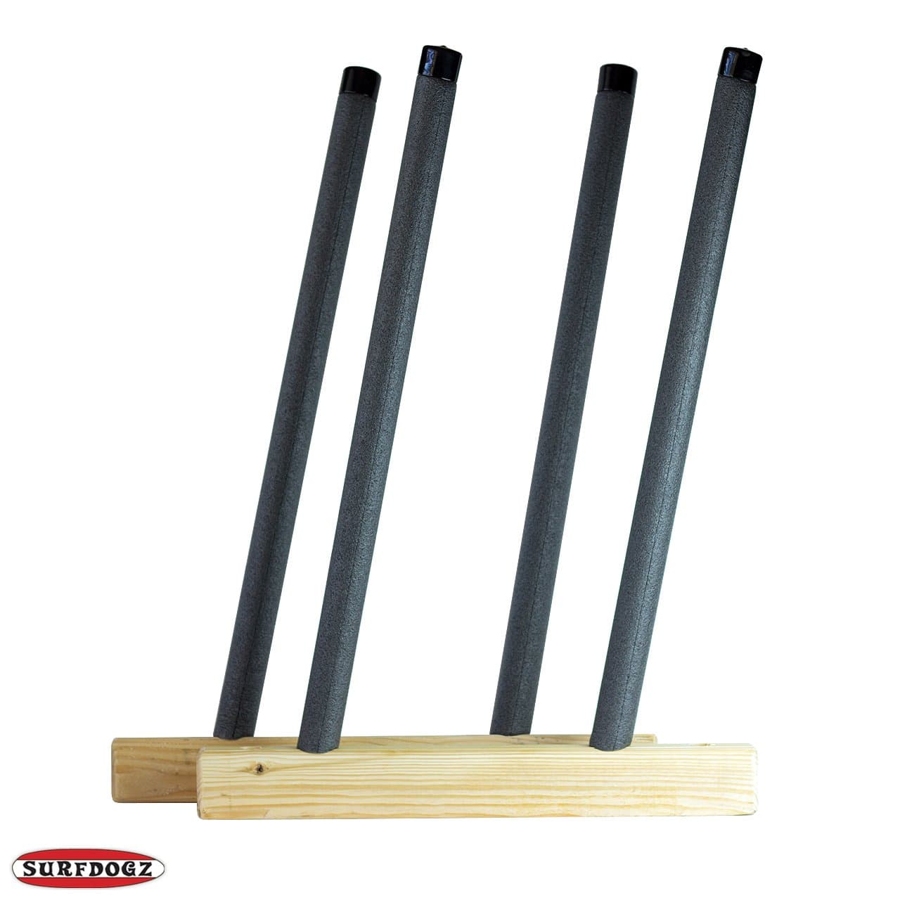 Surfdogz - 2 SUP - Baseline Steel Peg / Wood Base Wall Rack Set