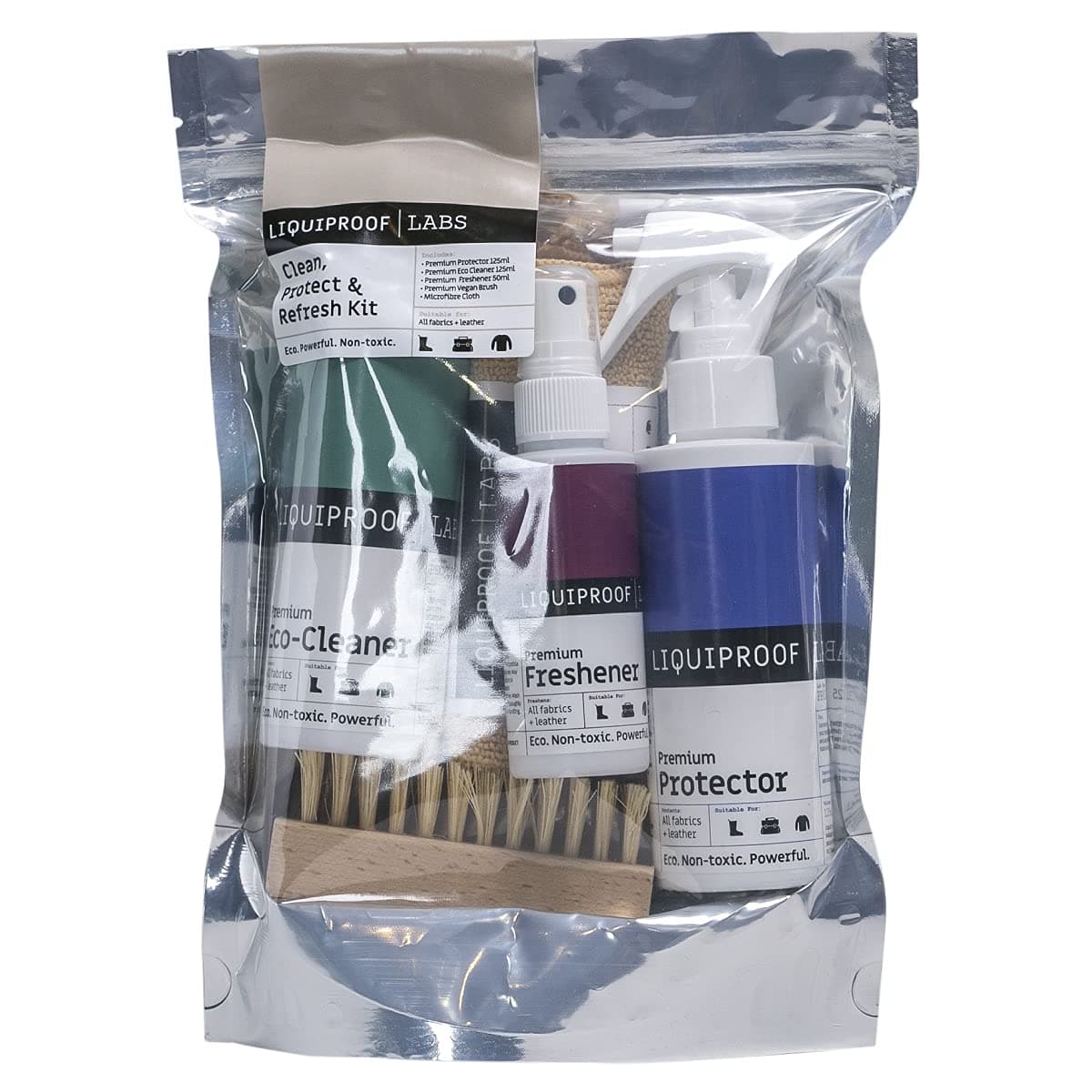Liquiproof Unisex Liquiproof Labs Clean, Protect & Refresh Shoe Care Kits, Transparent (Clear), One Size UK