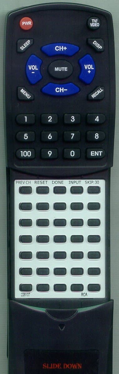 Replacement Remote Control for RCA 213722, 226107, CRK63A1, G25342TV, F25215WT
