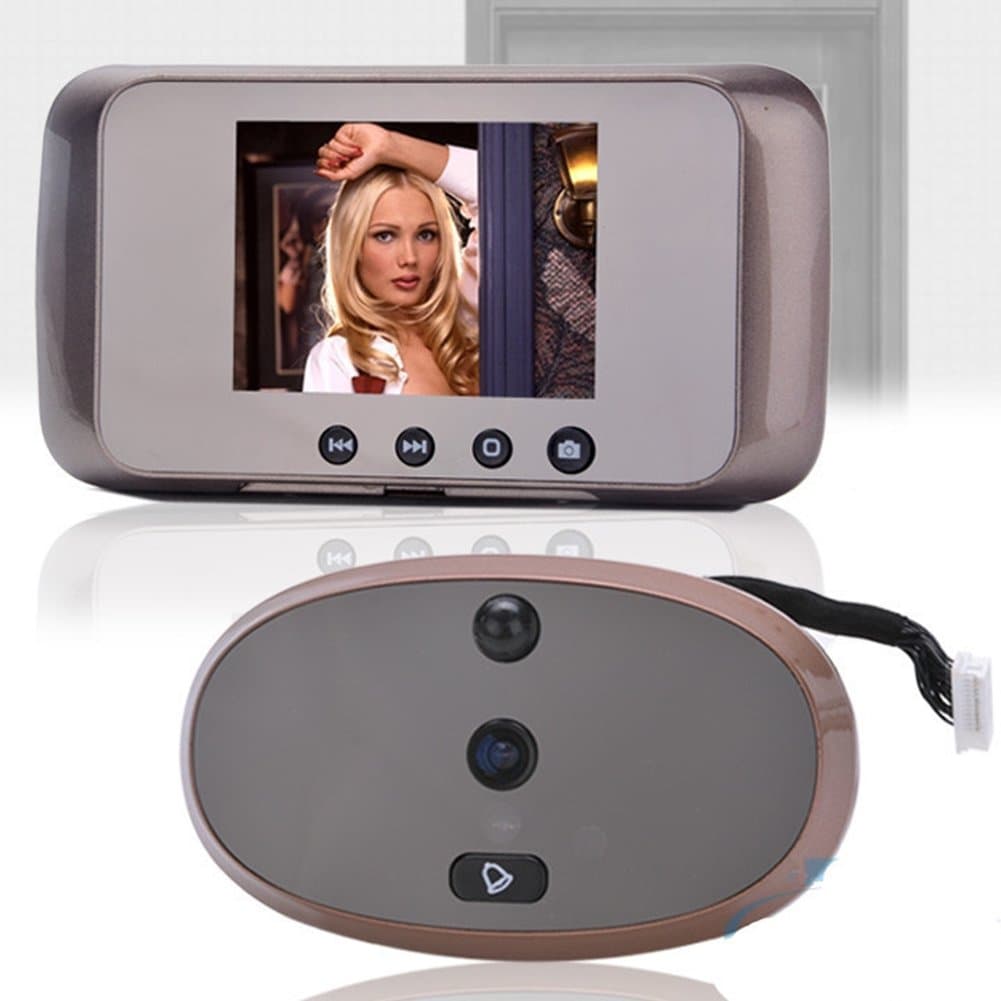 ElseLife 3.5" TFT LCD Color Screen Doorbell, Digital Door Peephole Viewer Camera, Visible Door-bell