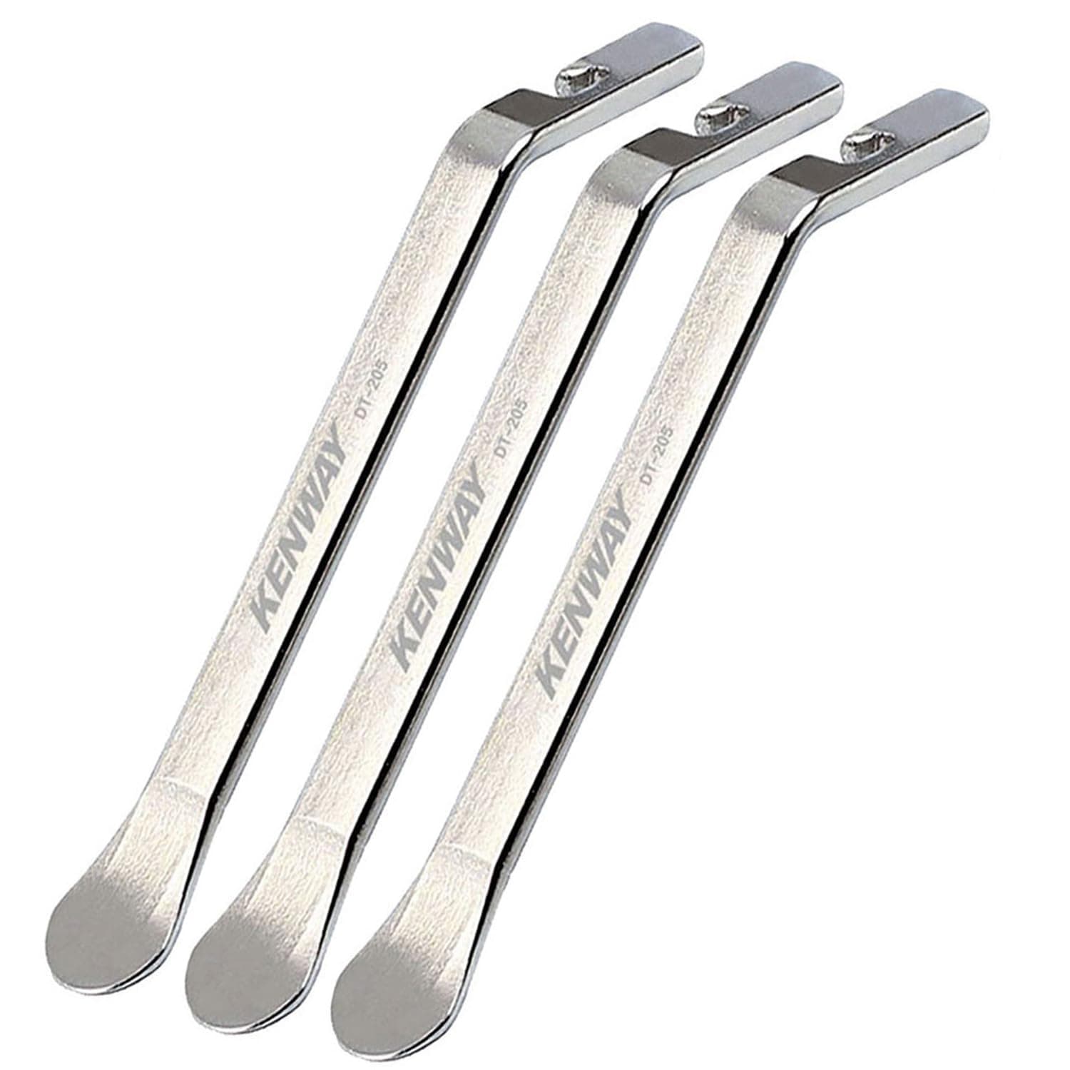 Bicycle Tire Lever Tyre Spoon Changing Tool, Stainless Steel Portable Bike Tire Levers to Repair Bike Tube, Set of 3