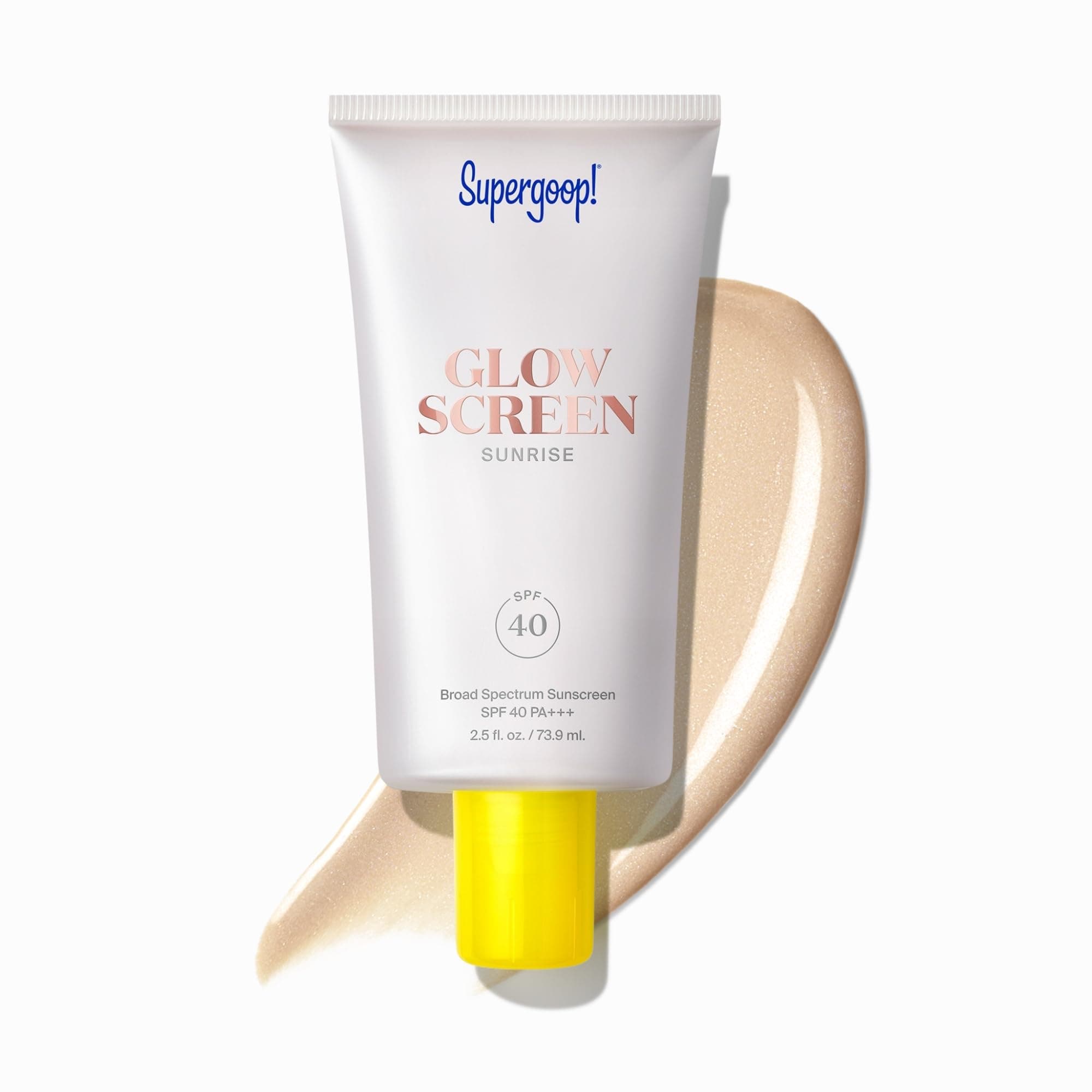 Glowscreen (SPF 40) - 2.5 fl oz - Glowy Primer + Broad Spectrum Tinted Sunscreen - Helps Filter Blue Light - Hydration - Hyaluronic Acid & Vitamin B5