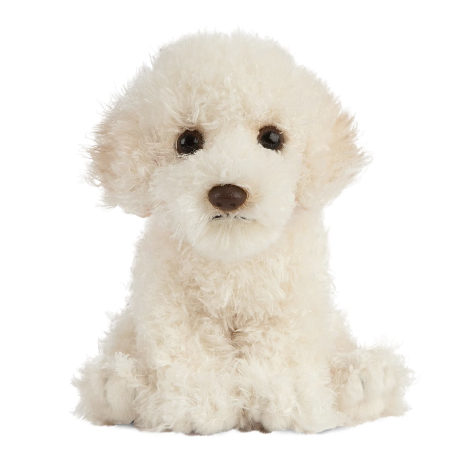 Living Nature Labradoodle Puppy Soft Toy – 16 cm Fluffy Dog Plush, Cuddly Stuffed Animal Gift for Kids & Babies, Cream