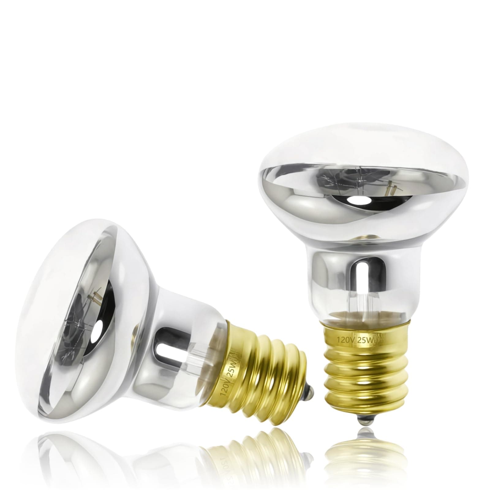 2 Pack Lava Lamp Bulb R39 E17 25W Reflector Bulbs for Bedroom and Office 120v Lava Lamp Light Bulb Replacement