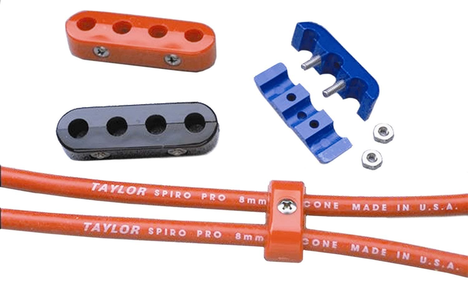 taylor 42300 Chrome 7-8mm Clamp Style Plug Wire Separator