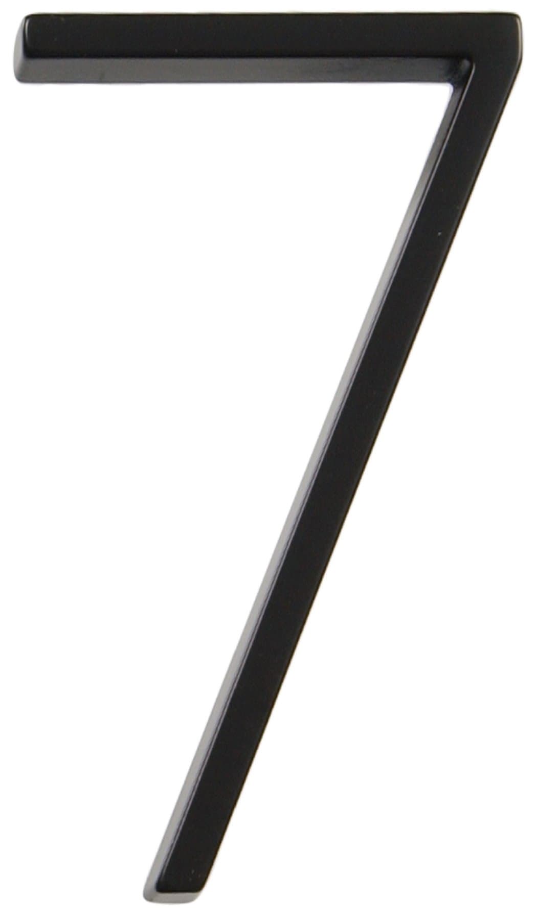Distinctions 843197 Black Floating Mount 5-Inch House Number 7