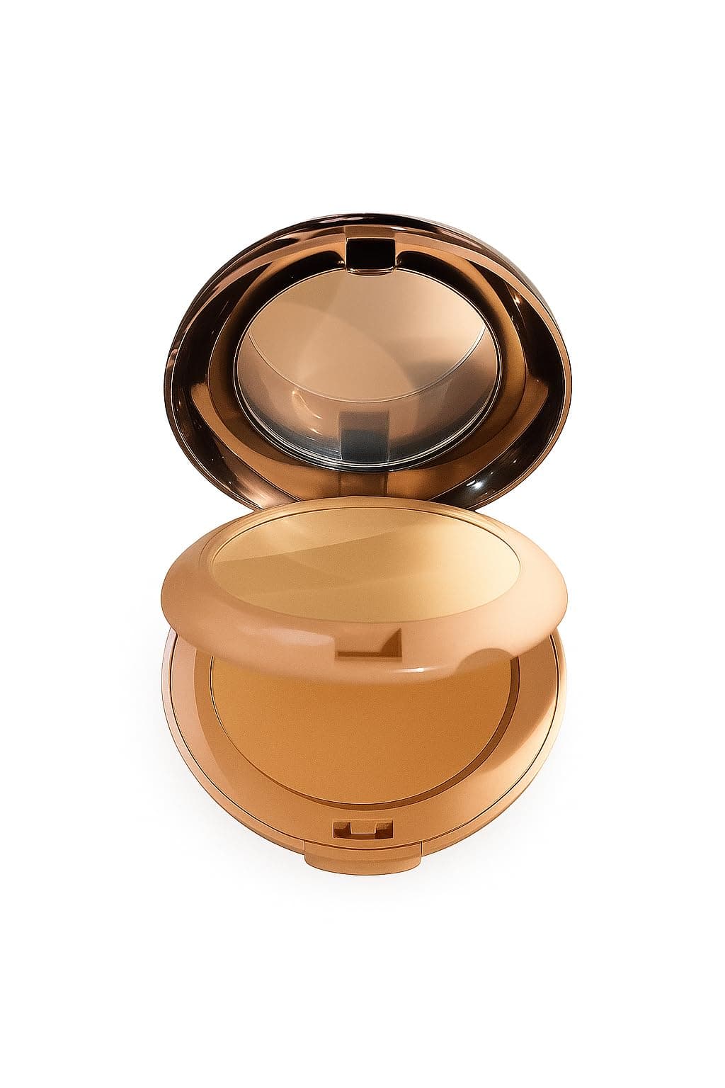 Matte & Shiny 2 in 1 Compact Powder | Dual Finish Face Powder for All Skin Types | Long-Lasting | Oil Control & Glow | With Mirror & Puff | 18g