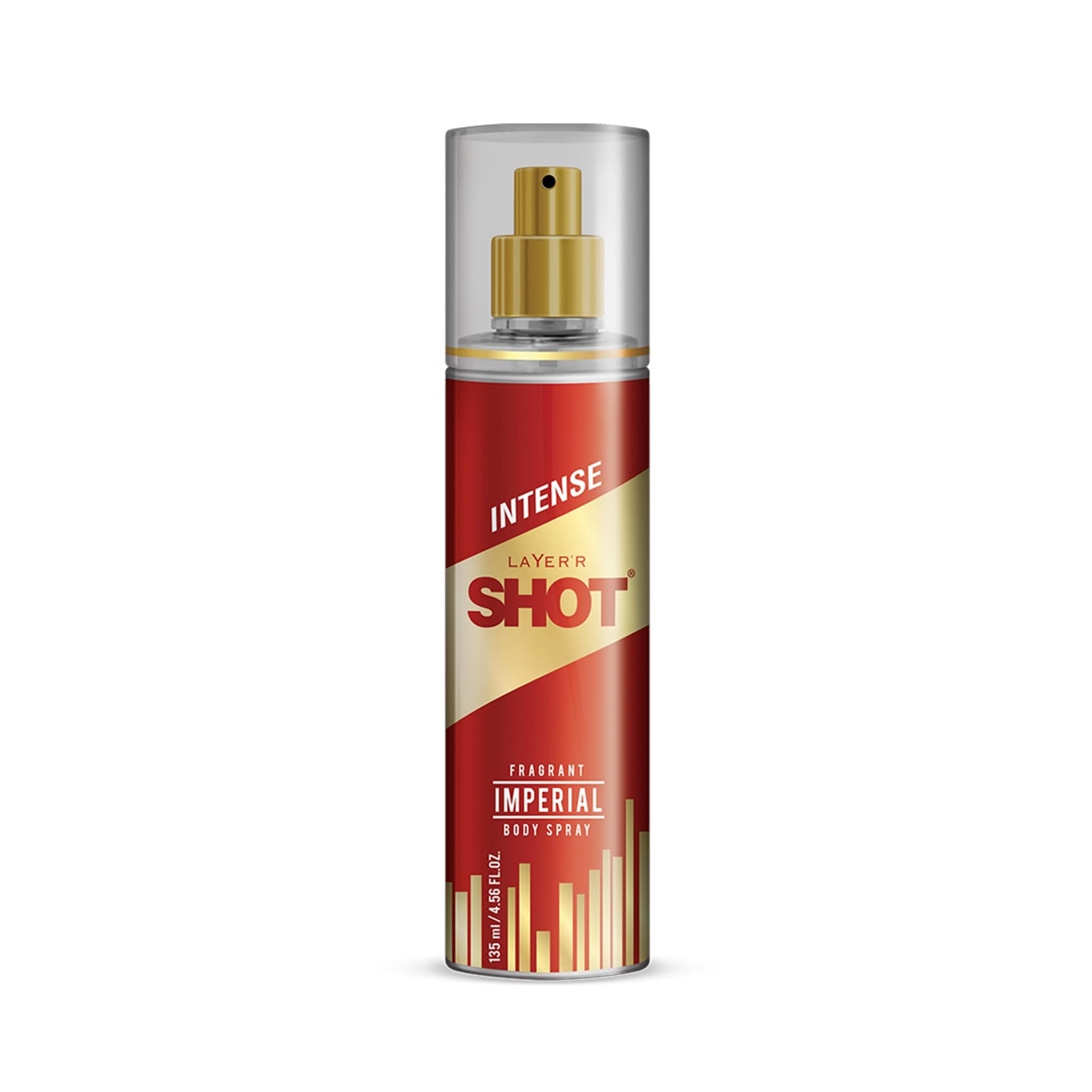 Shot Gold Imperial Men's Body Spray - 135 ml | Long-Lasting Premium Fragrance With Fusion of Green, Peppery & Woody Notes | All-Day Freshness | Perfect For Every Occasion | Ideal Gift For Men