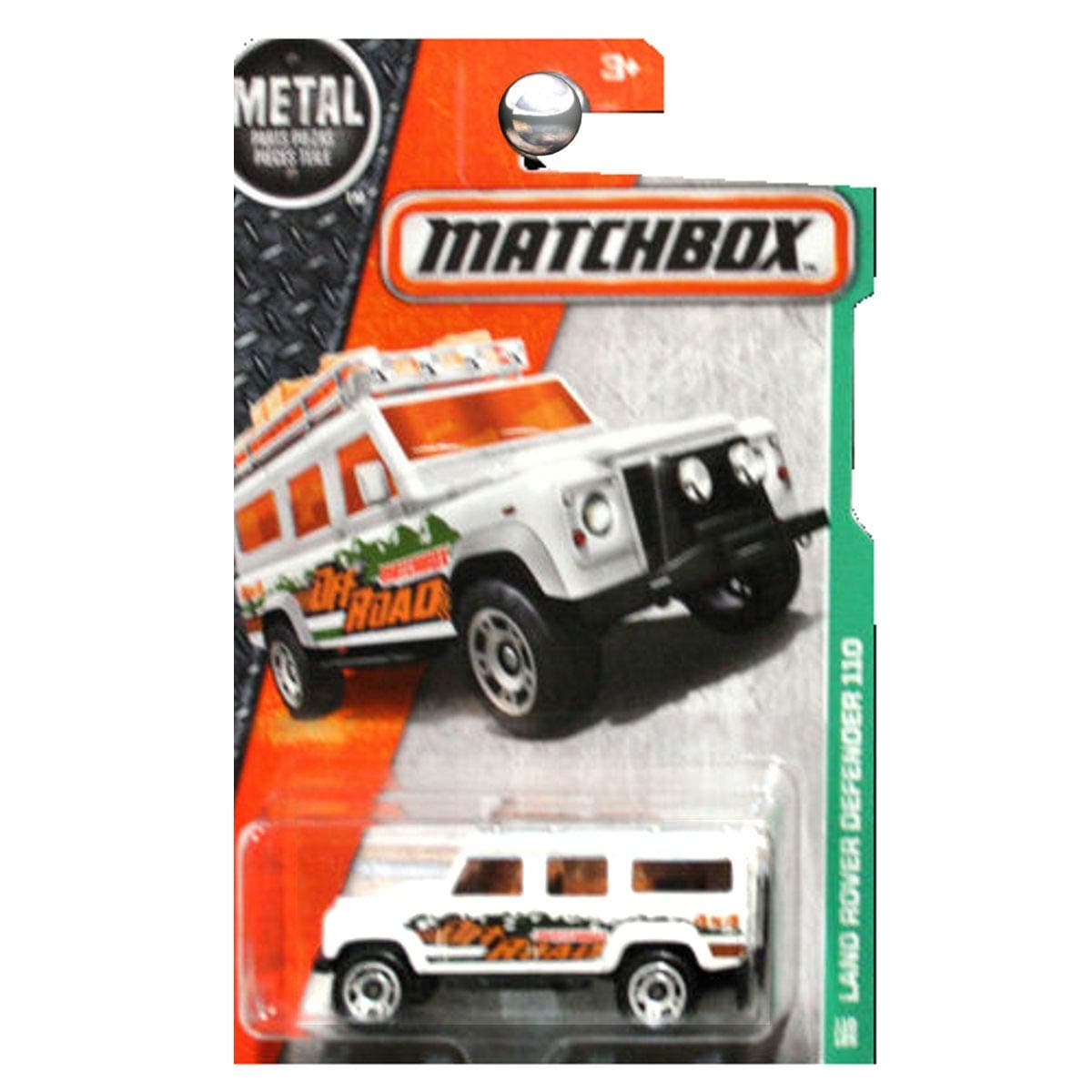 2011 Matchbox Land Rover Defender 110 White #100 of 100