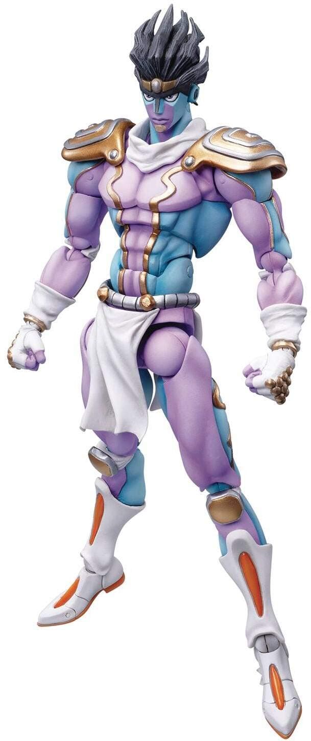 Super Action Statue "JoJo's Bizarre Adventure Part 4" Star Platinum, Approx. 6.3 inches (160 mm), PVC & ABS & Nylon Pre-painted Action Figure