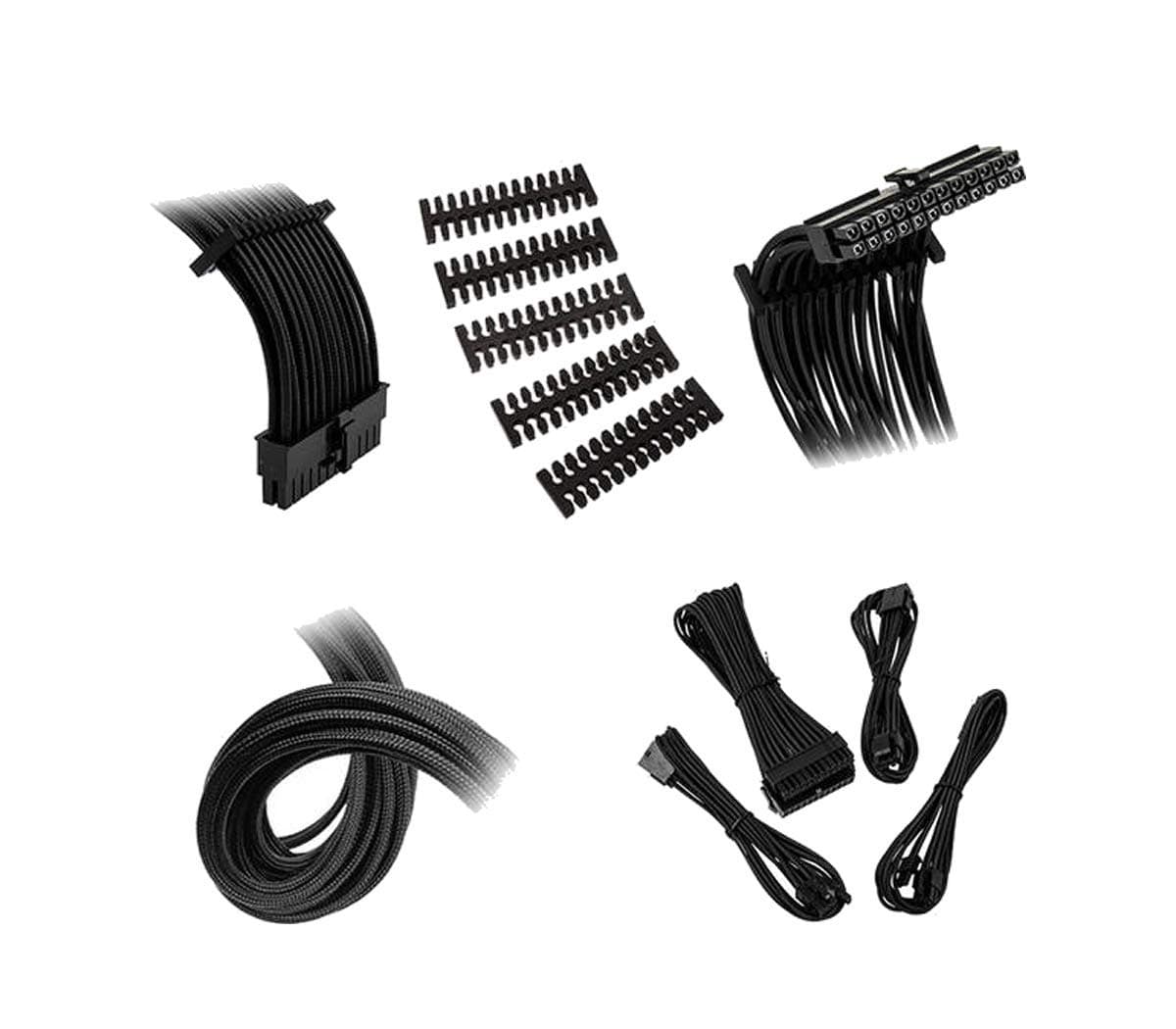 BitFenix Alchemy 2.0 Extension Cable KIT Black Sleeve/Black Connector (BFX-ALC-EXTKK-RP)