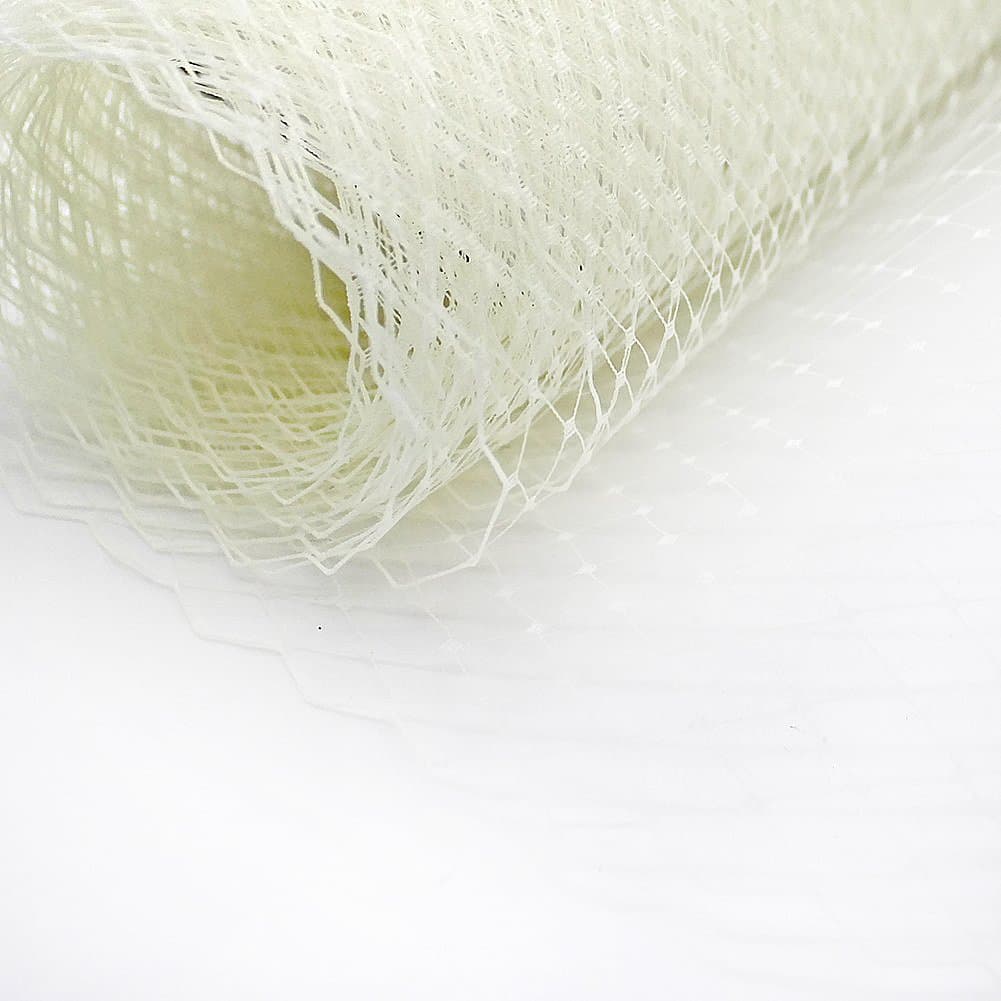 9" French/Russian - Hat Veiling/Veil - Netting/Net for Birdcage Veils - Ivory