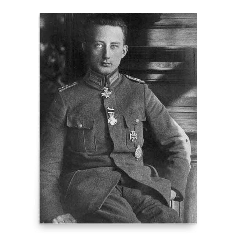 Werner Voss Poster Print - Wall Art for Home Decor Office Living Room Bedroom, No Frame, Large 18"x24"