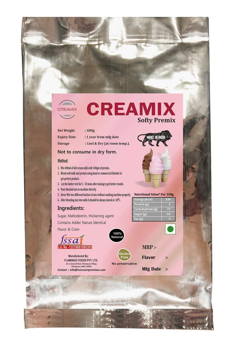 CREAMIX Softy PREMIX Cookie N Cream 800G
