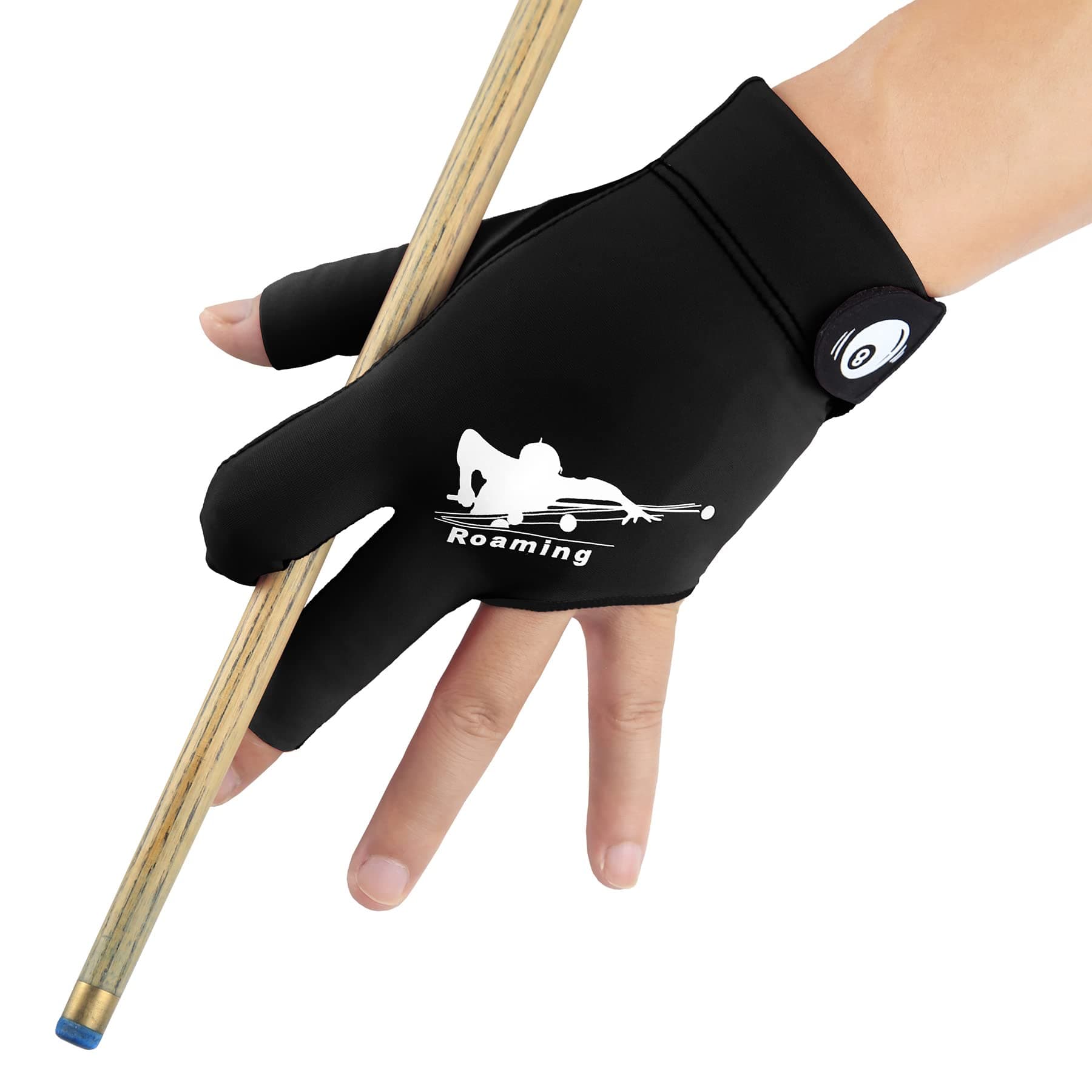 Quick-Dry Breathable Billiard Pool Gloves, Shooters Snooker Cue Sport Glove f...