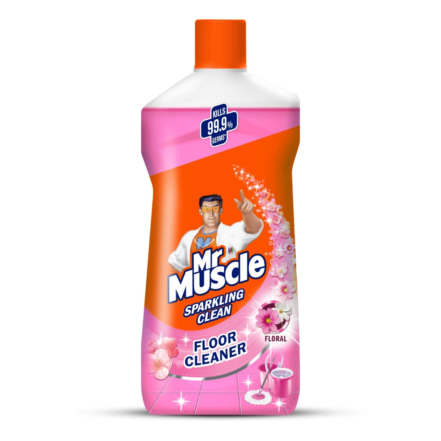 Mr. Muscle Floor Cleaner with Glade Floral Perfection - 525 ml