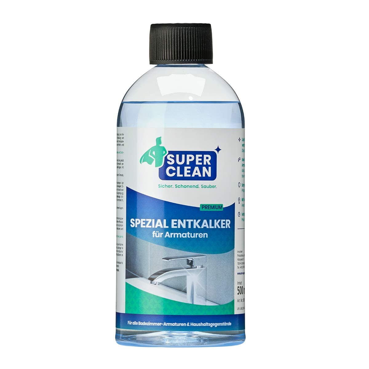 Special liquid descaler for fitting, kettle and others, 250 ml universal limescale remover.Extra strong for kitchen, bathroom, shower, toilet and basin.