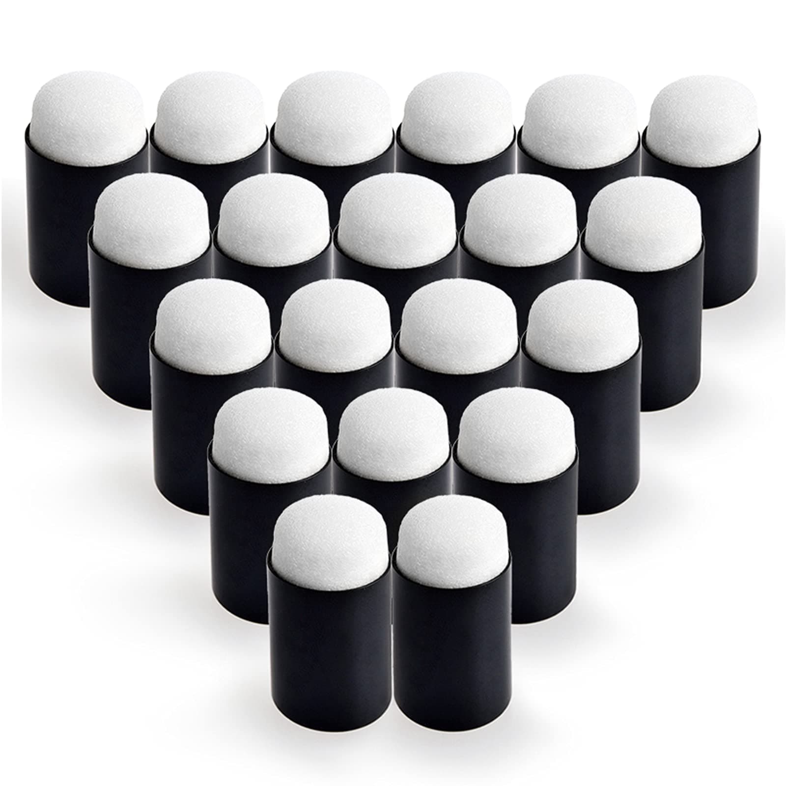 GooMart 20 Finger Sponge Daubers Set for Painting Drawing Ink Crafts Chalk (with case)