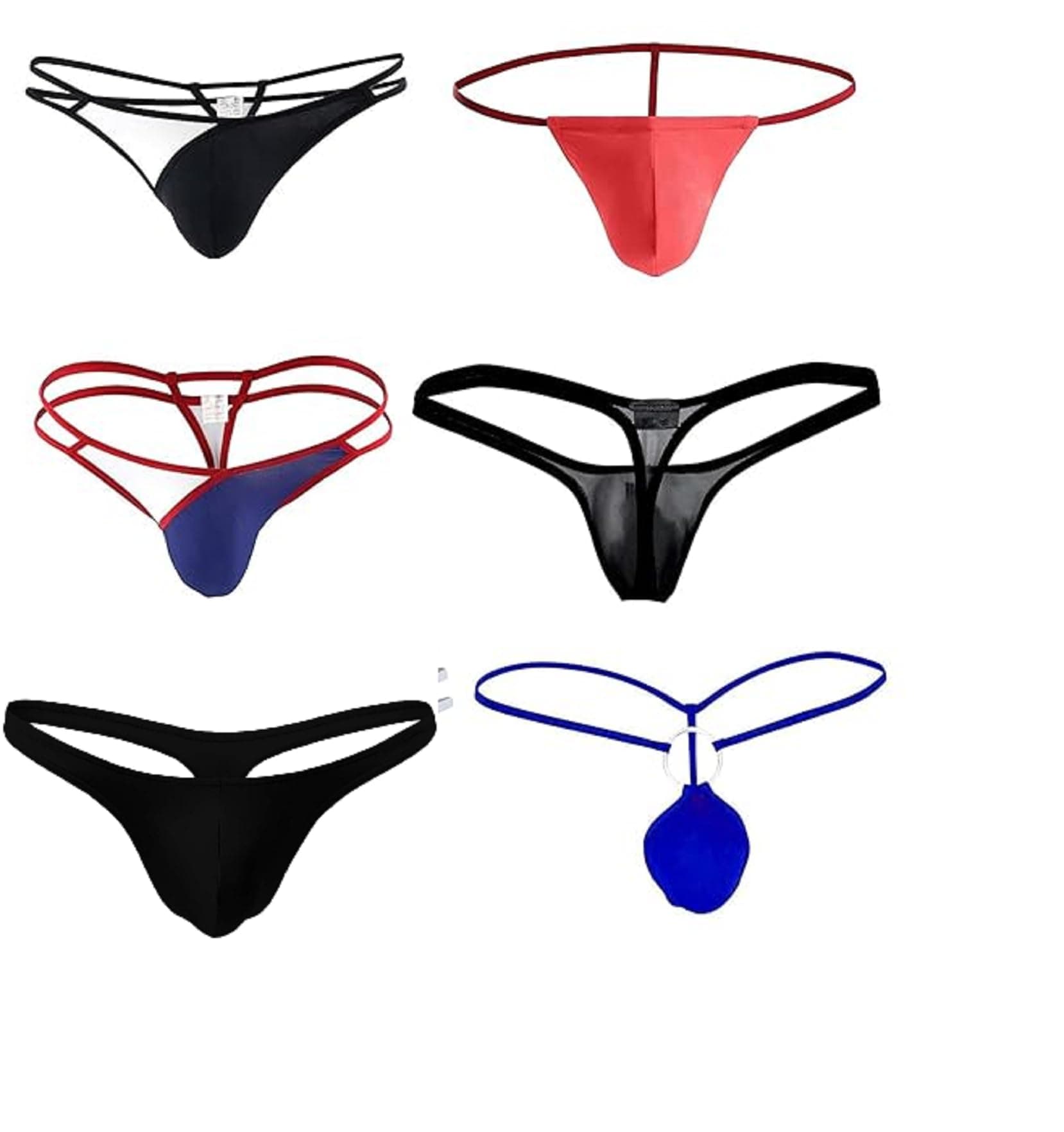 Men's Synthetic Thongs PantiesG String Brief Innerwear Underwear